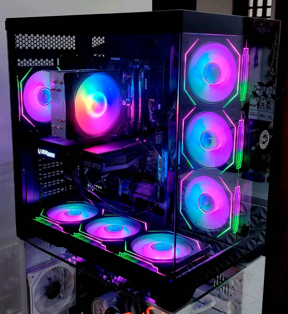 تحية طيبة للجميع 
متوفر تجميعة كيمنك للبيع كيس فقط 
السعر مليون  دينار
CPU R5 5500 6CORE 12 THERADS 
COOLER CPU 120M RGB MASS 
M. B B450M ASUS TUF GIMENG 
RAM 8X2 16GB DDR4 3200MHZ 
GPU RTX 3070 8GB ZOTAC GIMENG 
CASE BLACK X7 FAN ARGB HEROGEAR 
POWER 850W FULL MODELER 
SSD1 TB
للتواصل *********** واتسب 
مكاني موصل توصيل موجود