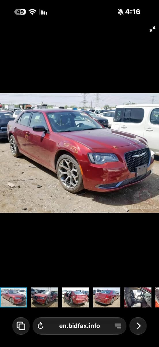 C300  2018
السياره ماشيه 51milالف فقط حقيقي 
داخل جلد ابيض 
شاشه جبيره واعطال
قطعتين تبريد
رادار مري  
ومواصفات الاوباما المعروفه 
السياره عليها ادامه كامله بمركز TAN ونشطه حيل وبدون اي مشاكل ولا اي كلوب مشتغل بدشبول كلها امورها تمام كير مكينه كله مكفول وبدون ايرباك السياره وبيها سونار حادثها جانبي تعمير وتبديل بابتين ونصبغت الصفحه توحيد لون بدون اي معجون او تصليح فقط رش وموجود سونار كامل بيها السياره وكشرها نضيف بجم كبس امامي خلفي هزه جديده وارقام جديده
سعر 180 
***********

نص مكتوب في الصور:
- en.bidfax.info
