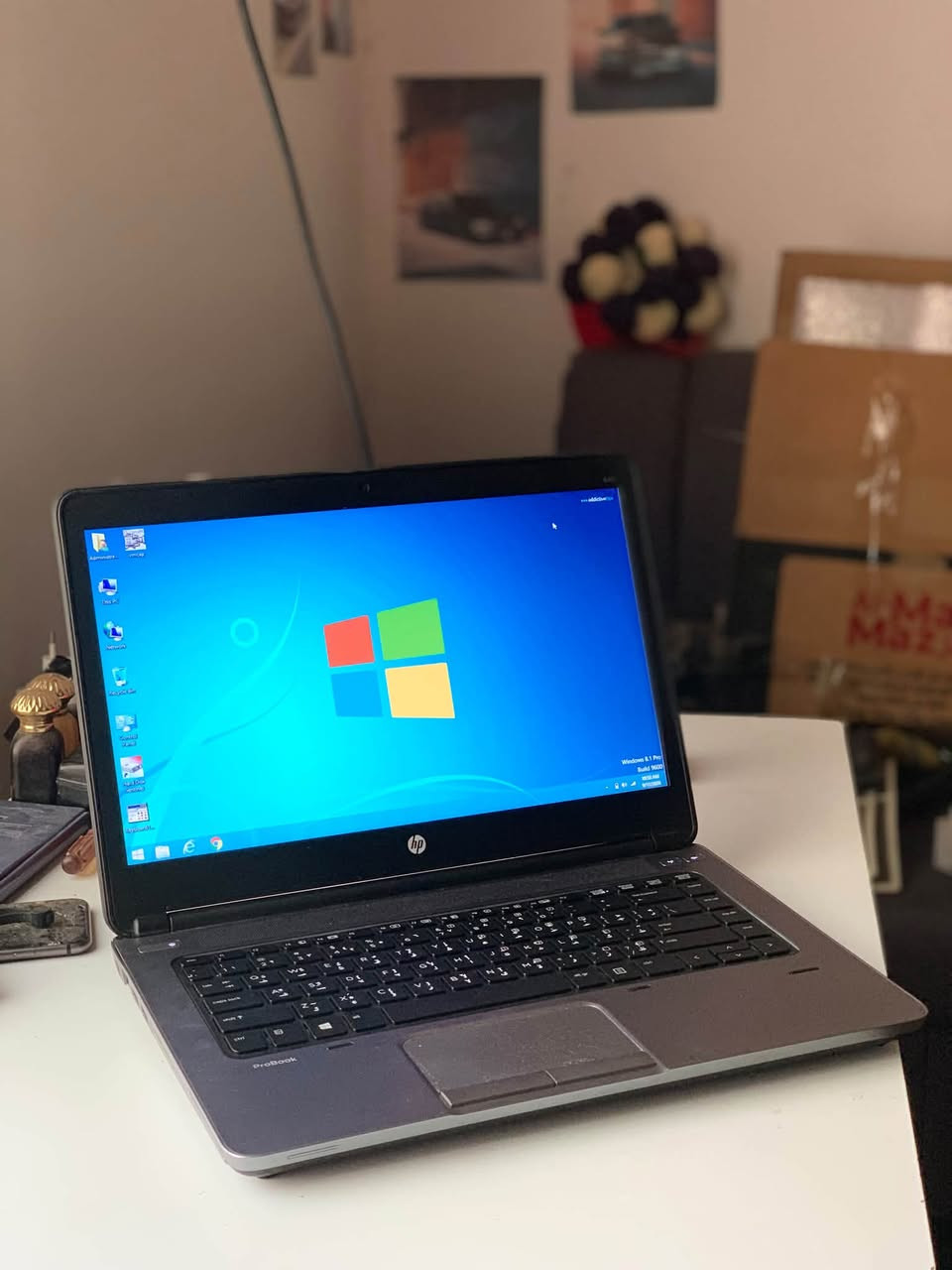 لابتوب hp pro book
معالج AMD A4 4300 
كارت شاشة redeon hd 7420g 
رامات 4gb 
تخزين 500gb
لابتوب كامل ونظيف جدا  يجي وياه كل البرامج المكتبية ومجموعة الاوفس 
السعر 80 الف وتوصيل جميع محافظات العراق
للتواصل ***********
