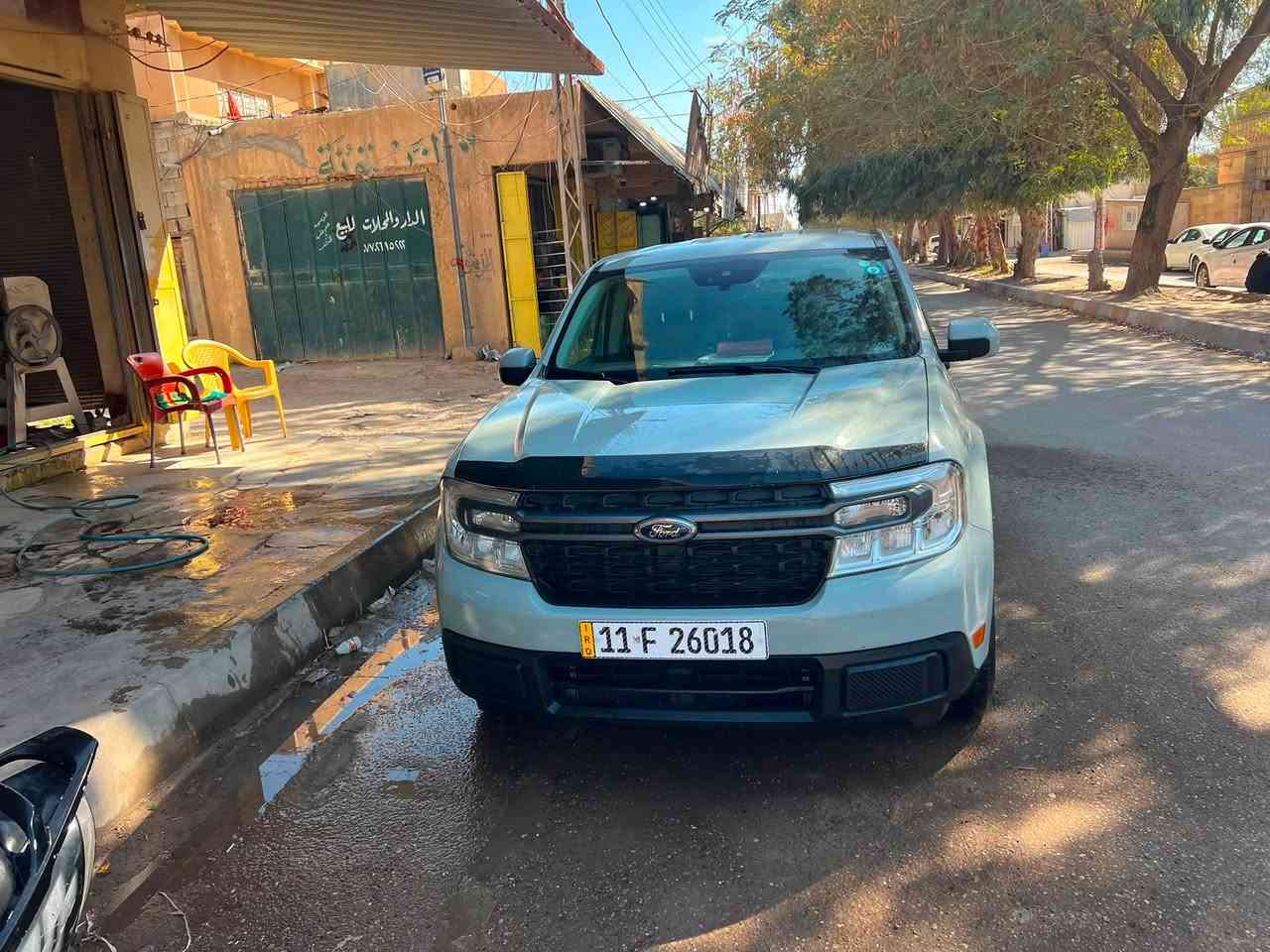 السلام عليكم فورد مافرك للبيع موديل 2023 فقط بيع بدون امراس 

الموصفات XLT معروفة 
شاشه كامره نقطه عميه 
تدفئة بل كشنات والستيرن 
اربع انضمة قياده ايكو وسبرت و نور مار ومال سحب 

وبعد بيه هواي موصفات حادثه فقط الباب الخلفي صبغ وبارد بل جاملغ الخلفي اليمين عكد شبر والسونار موجود بل صور الخاص مسدود اتصال فقط ***********￼ 
مكاني سامراء
