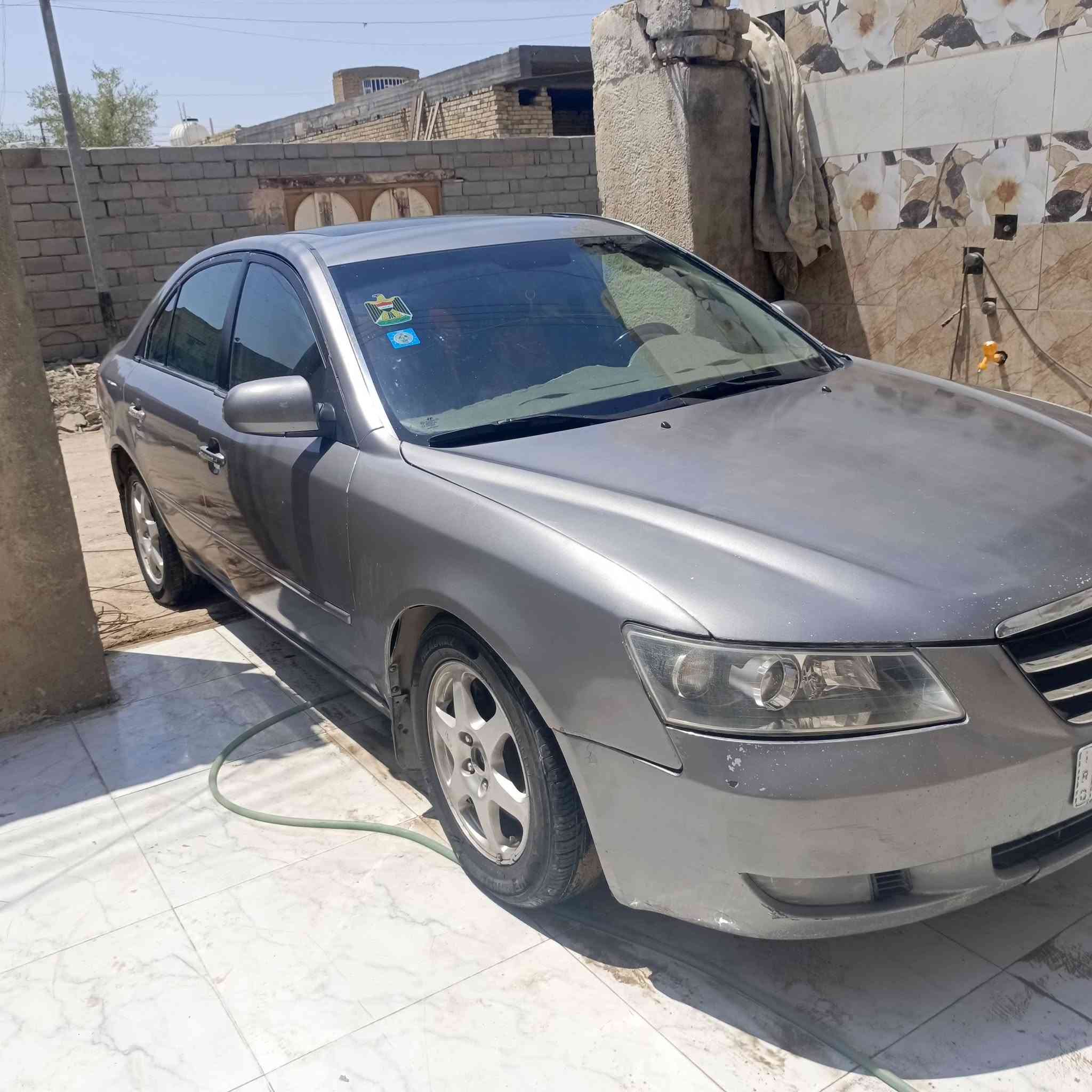 السلام عليكم سوناته موديل 6 فول مواصفات كشنات كهربائي فتحه قماره  مكينه 3300 وكير وحداديه خير من الله تبريد ثلج تخم تاير السياره مصبوغه احزام فقط اثر جراد واردامريكي ضربته جوملغ امامي مصلح وليسه مبدل  رقم انكليزي بسمي مشروع وطني رقم بغداد مراوس حسب القناعه مكان السياره شطره /***********/ تحياتي
