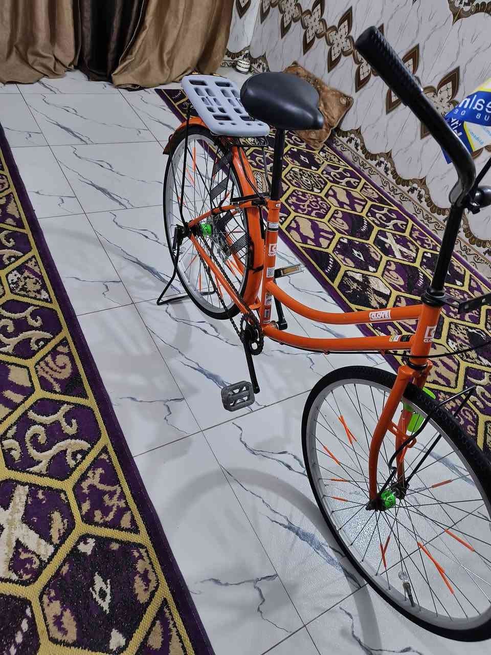 السلام عليكم بايسكل للبيع نظيف حجم 26 موديل 22 كان بغداد سعر 100% تواصل على الرقم***********
