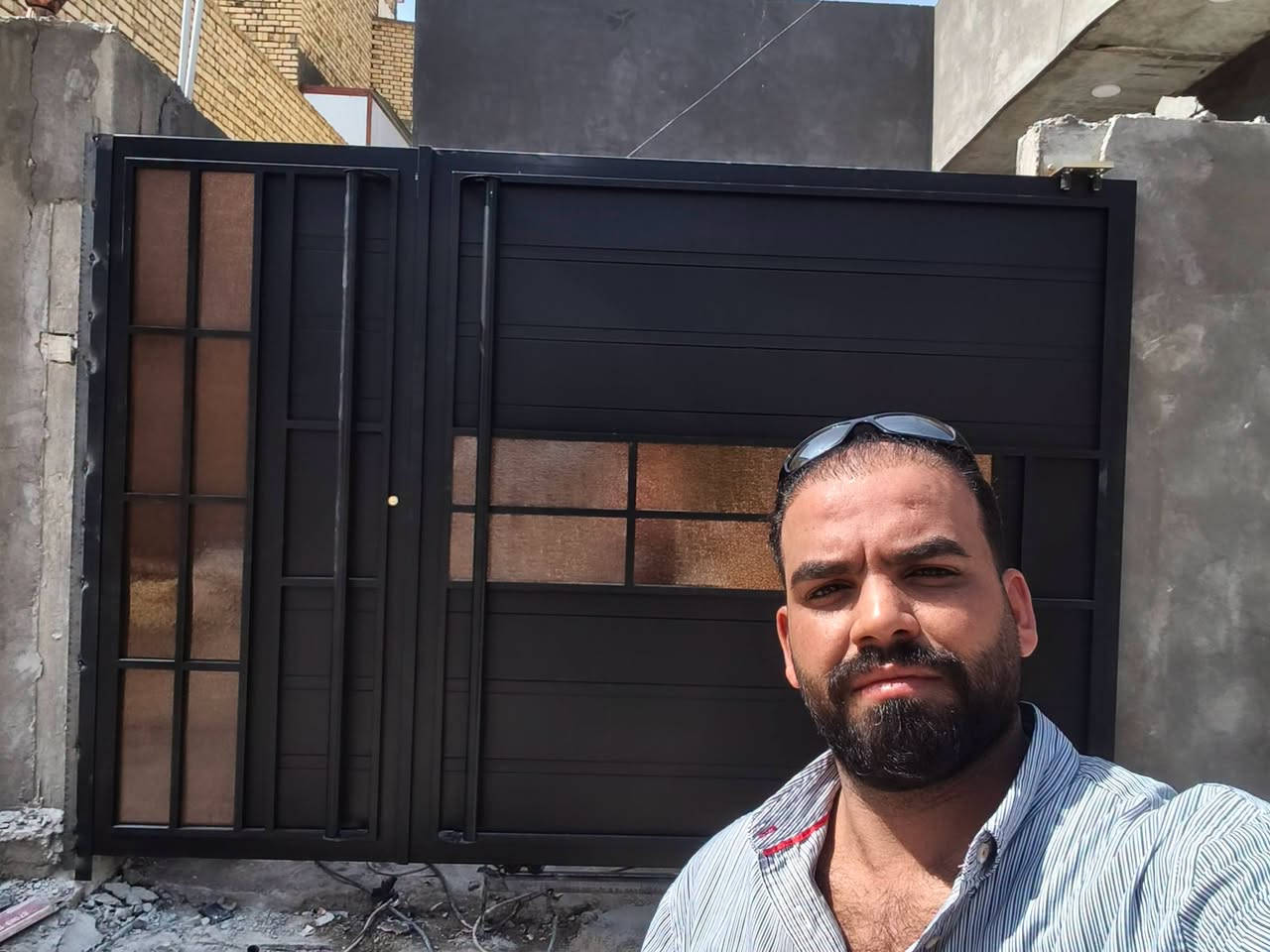 باب سلايت • ٣متر • حديد ٢مم