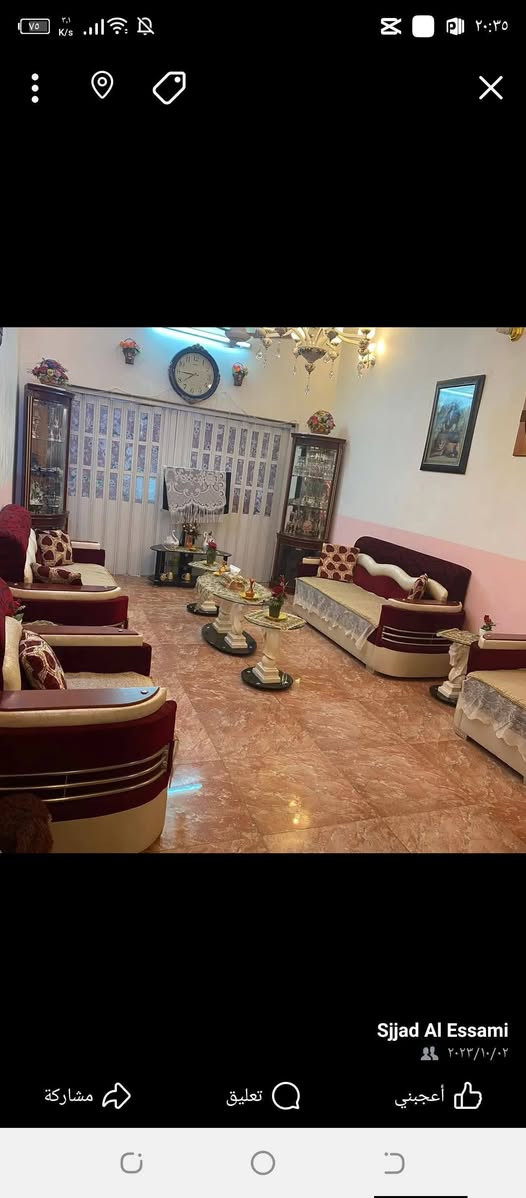 بيت للبيع مساحته 200 متر طابق واحد بي مطبخ حار وبارد وغرفتين وصاله وبراني 4 حمامات الاستفسار ع رقم *********** 👉🤙👍☺️
