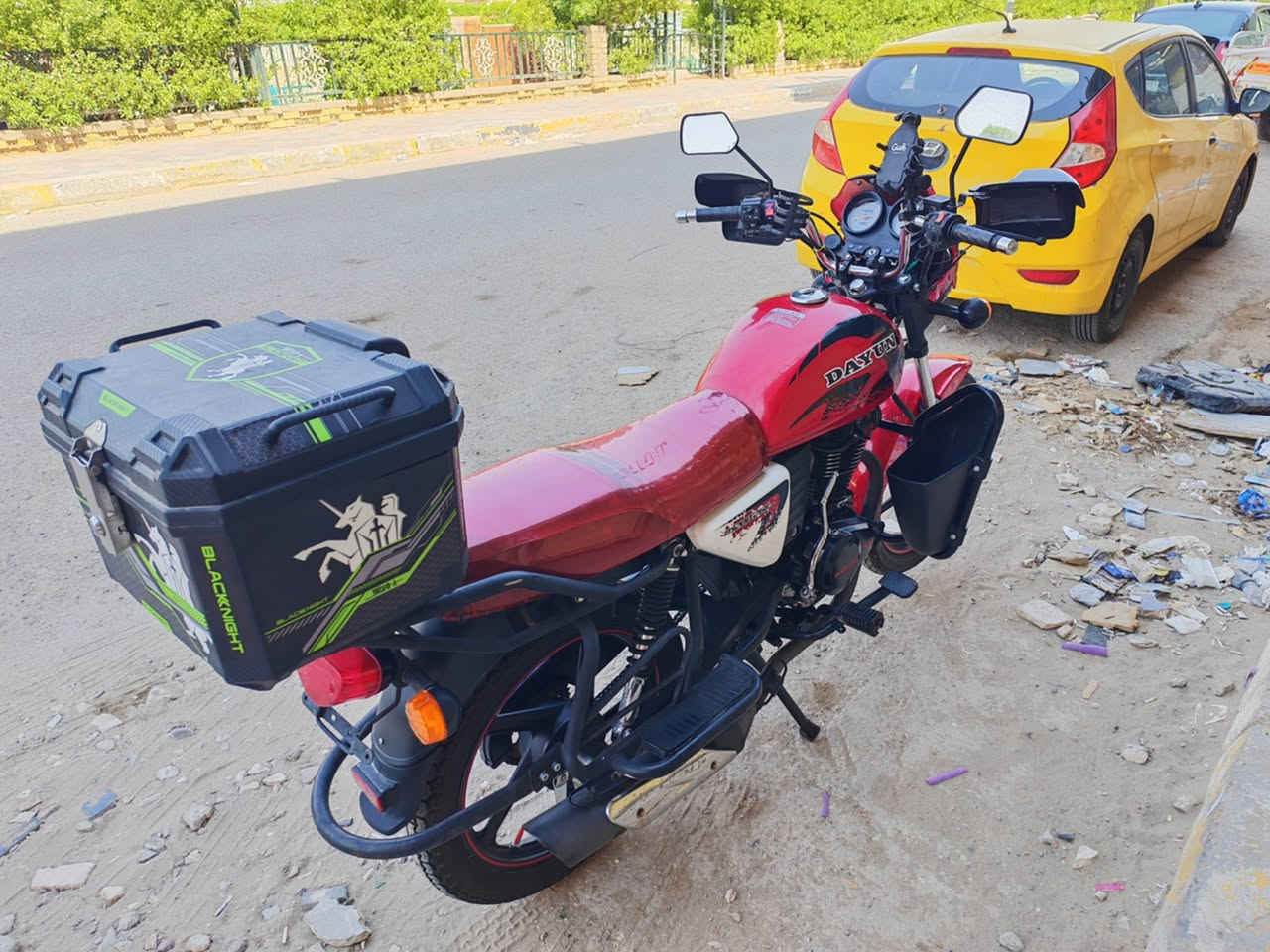 اخوان سلام عليكم دراجه دايون موديل 23 اوراق اصولي جاهزه لترقيم   محرك 200cc دراجه عله وضع شركه ما مجيوس بيه برغي شرط  ماشيه 8000   مكان ناصريه قضاء شطره ***********  سعر 1700 وبيه مجال اخوان ما متواجد عل خاص ال شراي يتصل
