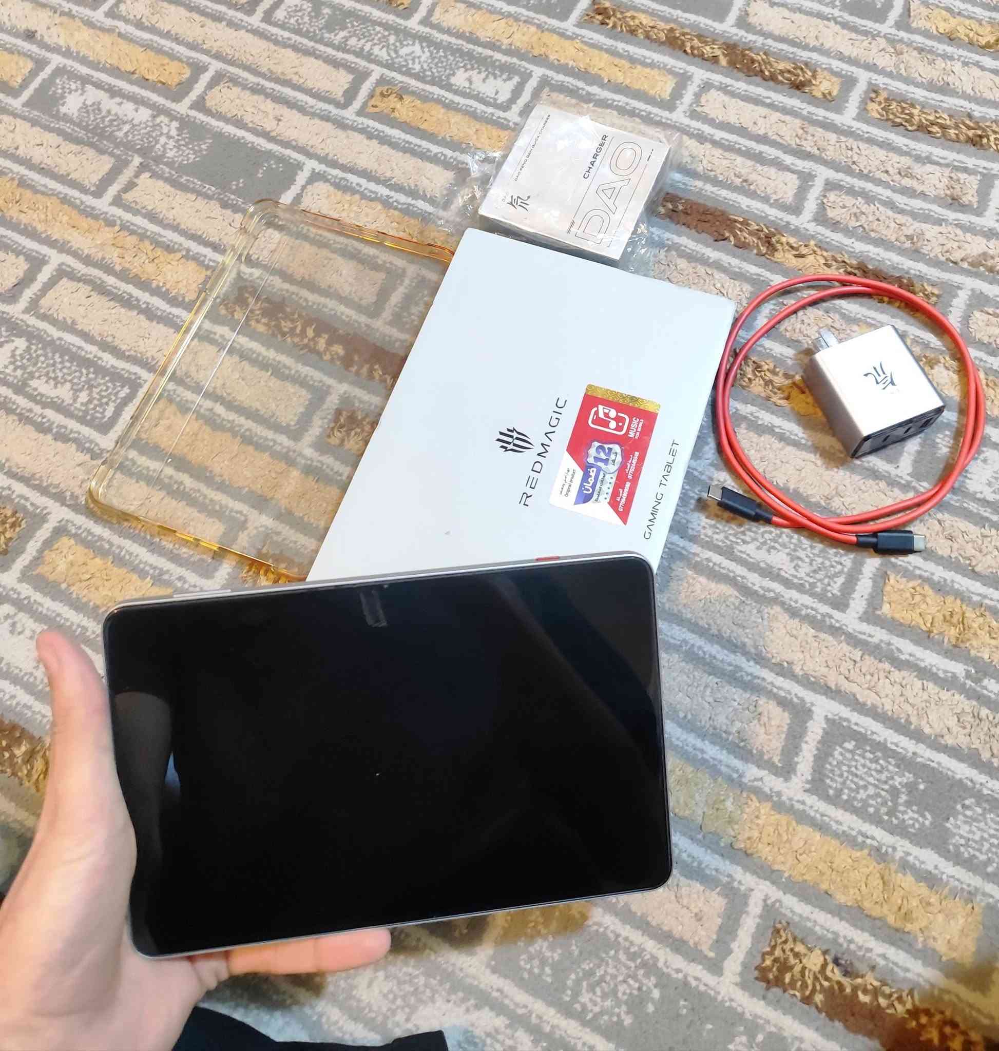 سلام عليكم
للبيع Red mahic pad Astra 
جهاز جديد خدش مابي حالة البطارية 97 كامل ملحقاتة كارتونة شاحنة كفر ودرع شاشة ، وصل الشراء هم موجود 

ــ

جهاز غني عن التعريف 
معالج: Snapdragon 8 Elite

شاشة: 165Hz oled

ذاكرة: رام 16 - ب 512ذاكرة تخزين

بطارية: 8,200mah بشحن 80W

سعر 835 وبي مجال للطيبين 
واتساب ***********
