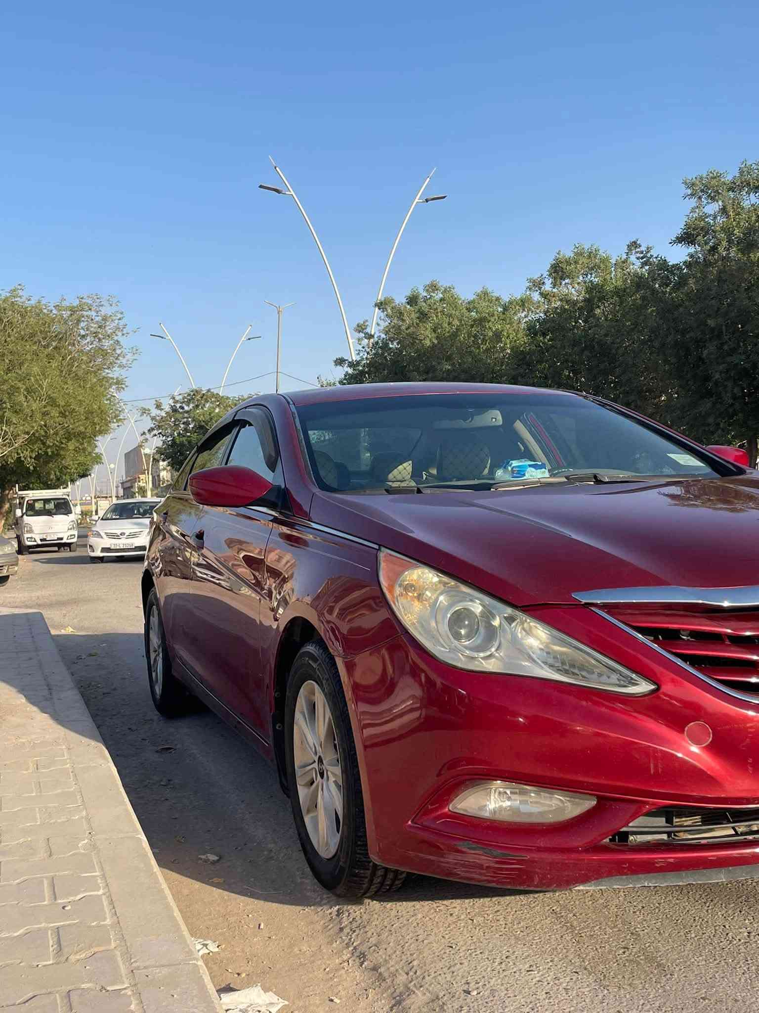 سوناتا 2013 جاملغ خلفي صبغ فقط بدون دواخل بدون ايرباك والباقي كفاله بدون صبغ بدون بارد رقم بغداد سنويه لل27 تحويل مباشر ماشيه 120الف  مكينه كير صدر تبريد كله شركه جاهزه بدون نقص شرط السعر ١٠٠ وبيها مجال مكاني سامراء ***********
