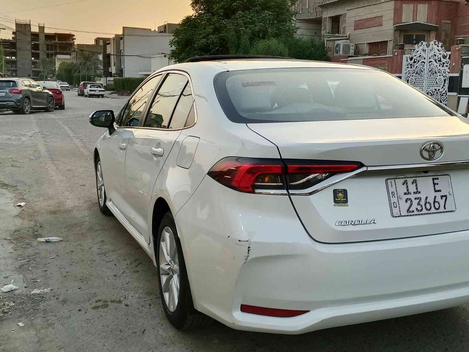.السلام عليكم 
كورلا ساز موديل 23
ماشيه سياره 80
مكفول من الضرب لا تبديل 
 سونار موجود بل منشور 
فول مواصفات سياره 
سعار سياره 165بي مجال شي بسيط 
رقم بغداد نكليزي تحويل ثاني 
العنوان بغداد بلديات نتصل وتدلل
***********
