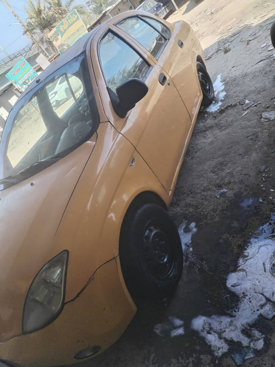 طيبه مديل ١٦ سياره جاهزه مكينه كير حداديه وتخم تاير جاهزه مصفره هيه وغرمات السعر 32 وبيهه مجال قليل ***********
