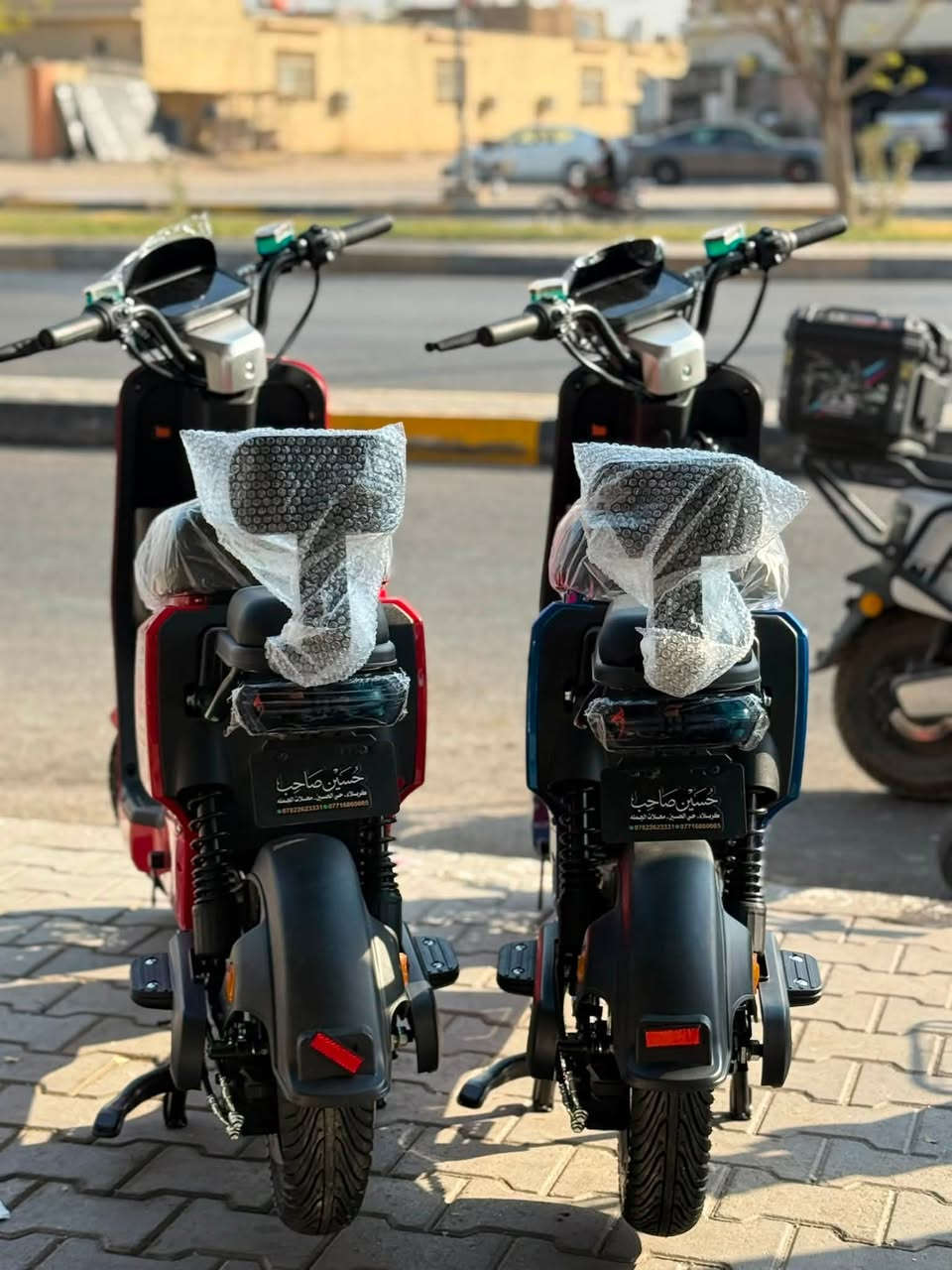دراجه ريان R900
رجع اتوفر بجميع الوانه 

يتوفر نظام اقساط الرافدين حصراا✅
موظف مدني /عسكري /متقاعد✅
تسديد بدون مقدمه ✅

والبطاقه راح تبقى عندك    بنظام التقسيط المريح✅

حجم الملف1200W✅
نظام البريك دسك البريك الامامي وخلفي يعمل بنظام مانع انزلاق✅

عدد البطاريات 5ريان الاصليه ✅

حجم التاير10/350✅
شاشه ايباد تحديد اعطال دبل اشاره ✅

شاحن لموبايل جهاز انذار مانع لسرقه ✅
ثلاث سرع بريك هايدروليك ✅
شاشه حديثه 2027✅

يوجد صيانه كافه انواع الباسكلات ودراجات الشحن✅

متوفر كافه قطع الغيار ✅

🚍🚍توصيل كافه محافظات العراق ✅

متوفر بطاريات اصليه الصغيره والكبيره والاسعار تنافسيه ✅
عنوان/كربلاء حي الحسين مقابل البناء الجاهر جهه محلات الجمله مواد الغذائيه✅
معرض✅
حسين صاحب ✅
للاستفسار الاتصال على الاقام 📞📞
***********
***********
