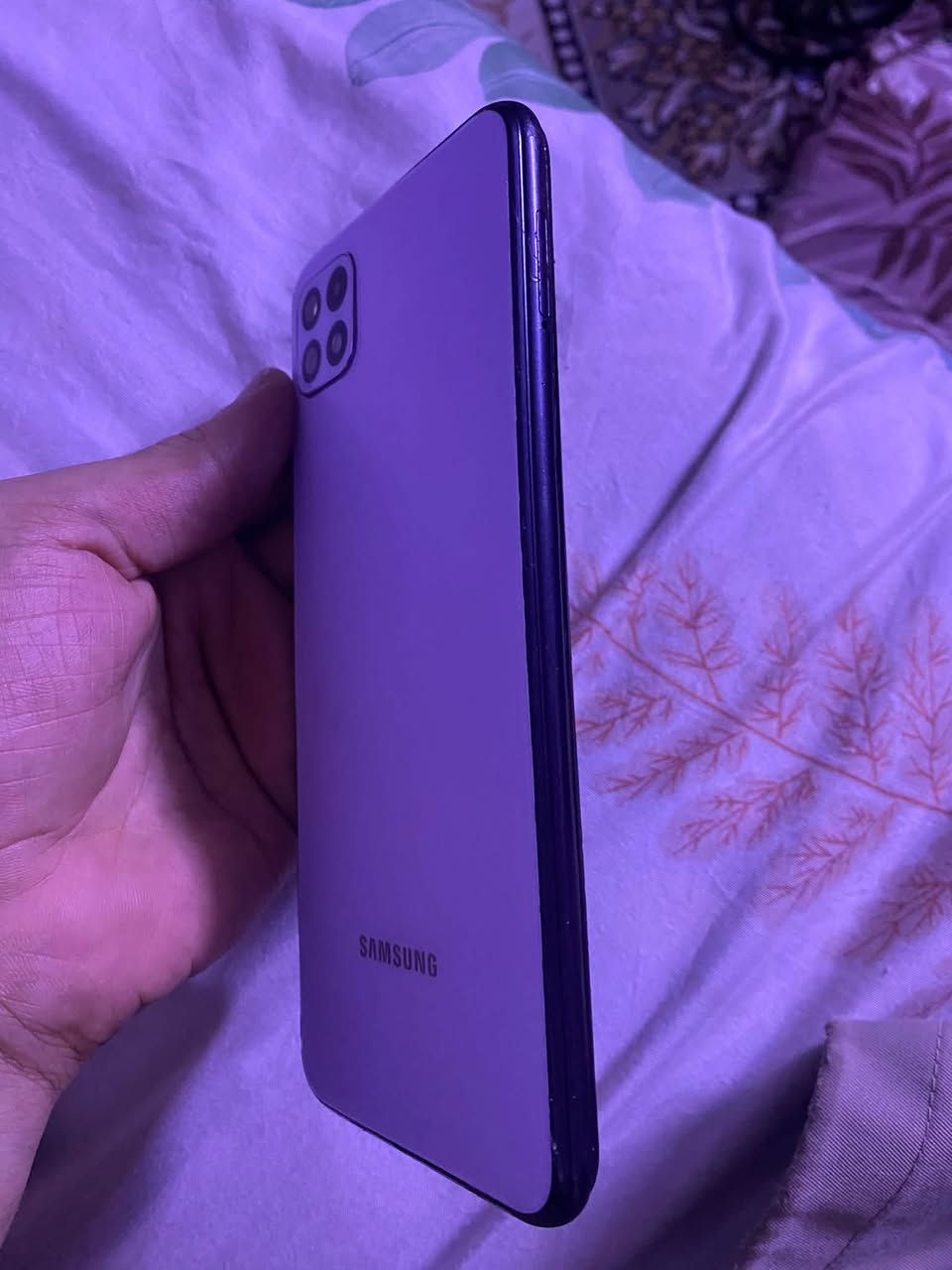 جهاز A22 5G ذاكره ١٢٨ جهاز زلغ مابي بلادي كله سعر 100  وبي مجال او مراوس بأيفون 7 plus راس براس مكاني بغداد 
واتساب او اتصال ***********

نص مكتوب في الصور:
- Galaxy A22 5G
- تعديل
- غير معروف
- SM-A226B/DSN
- R9TRA00W4GK
- 351518941660181
- 351681911660183
- رقم الهاتف
- اسم المنتج
- اسم الطراز
- الرقم التسلسلي
- IMEI (الفتحة ١)
- IMEI (الفتحة ٢)
- معلومات الحالة
- معلومات قانونية
- معلومات البرنامج
- معلومات البطارية
- هل تبحث عن شيء آخر؟
- تحديث البرنامج