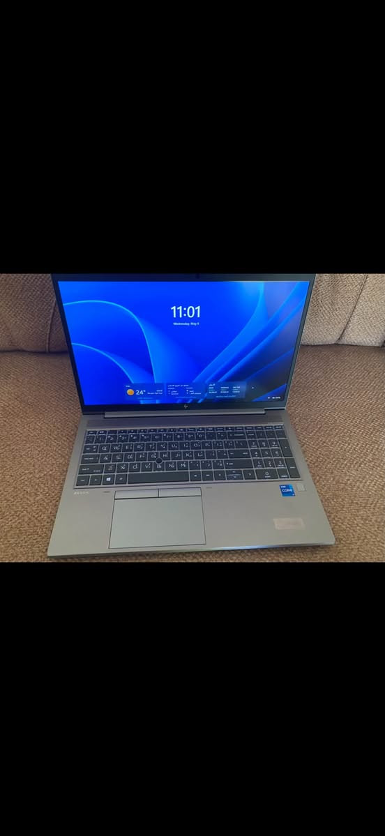 * الشركة المصنعة: HP
* الموديل: HP ZBook Firefly 15 G8
* النظام: Windows 11 Pro
* المعالج: Intel Core i7-1165G7
    * الجيل 11
    * سرعة 2.80GHz
    * 4 أنوية / 8 خيوط معالجة تقريباً
* الرام: 16GB RAM
* DirectX: الإصدار 12
* نوع الجهاز: Workstation (أقوى من اللابتوبات العادية للشغل الهندسي والتصميم)
هذا اللابتوب قوي جداً للشغل والدراسة
الجهاز بي بصمه اصبغ وبي فيس ايدي 
وضوء في الكيبورد 
ونضيف جدا استخدام كلش قلي
مكاني بغداد حي العامل توصيل ماكو
شراي اتصل ***********
