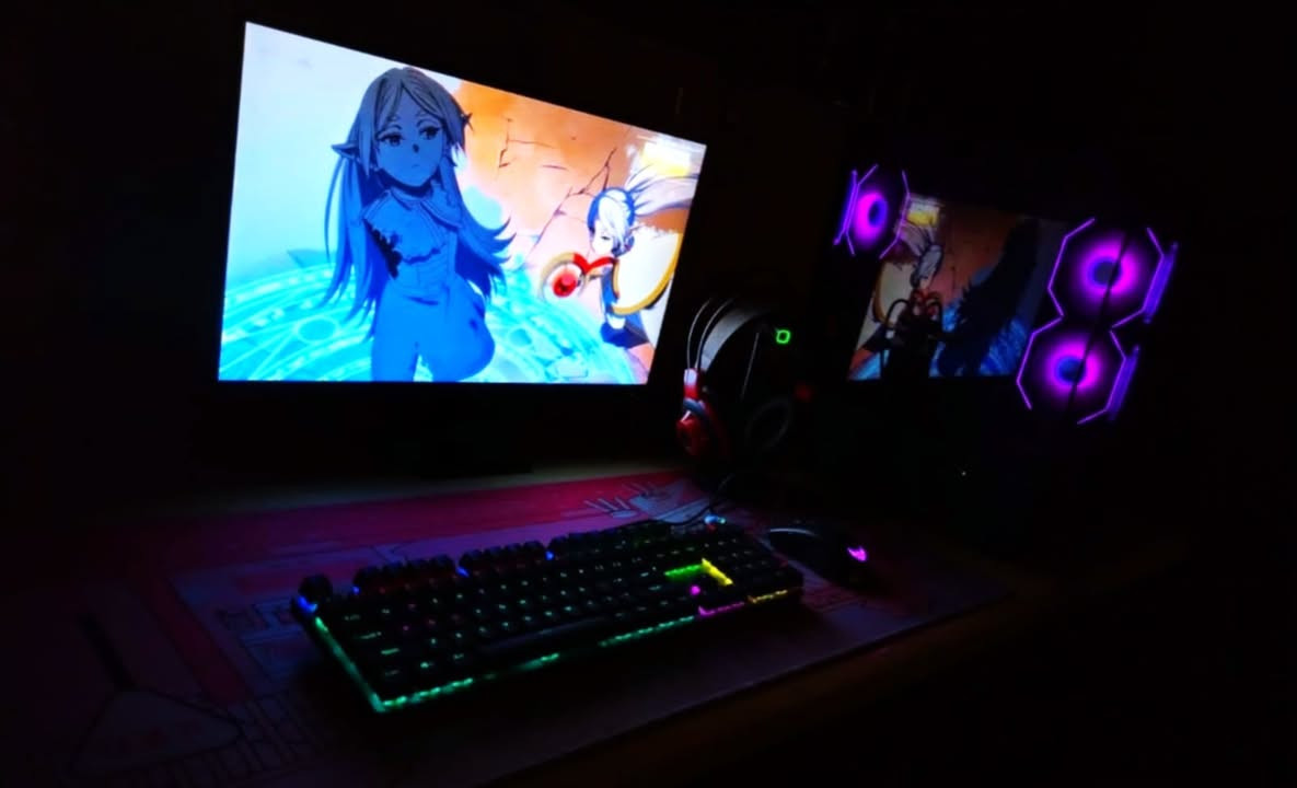سيت اب pc مواصفات ممتازه و براندات مرتبه للبيع او مراوس مع ايفون 17 برو ماكس و اطي فرق معقول
----------
المواصفات :-
GPU - RTX 5060 8G ASUS OC
CPU - AMD RYZEN 5 5600X  
MB - MSI B550M A-PRO
RAM - 16G 3200 A-DATA
HARD - M.2 NVME 512GB 
POWER - 650W ROCK 
CASE - GAMING RGB تحكم ريموت
-----------
الملحقات :-
الشاشه : GAMING 180HZ FHD IPS 24
الماوس : ASUS TUF RGB احترافي 
الكيبورد : AULA RGB ميكانكل 
السماعه : MSI RGB 
يو بي اس 1500VA 
ويب كام RAPOO 
مايك RGB 
ماوس باد  
----------
السعر 1650 كامل السيت اب 
مكاني بغداد - الحريه
رقمي ***********
