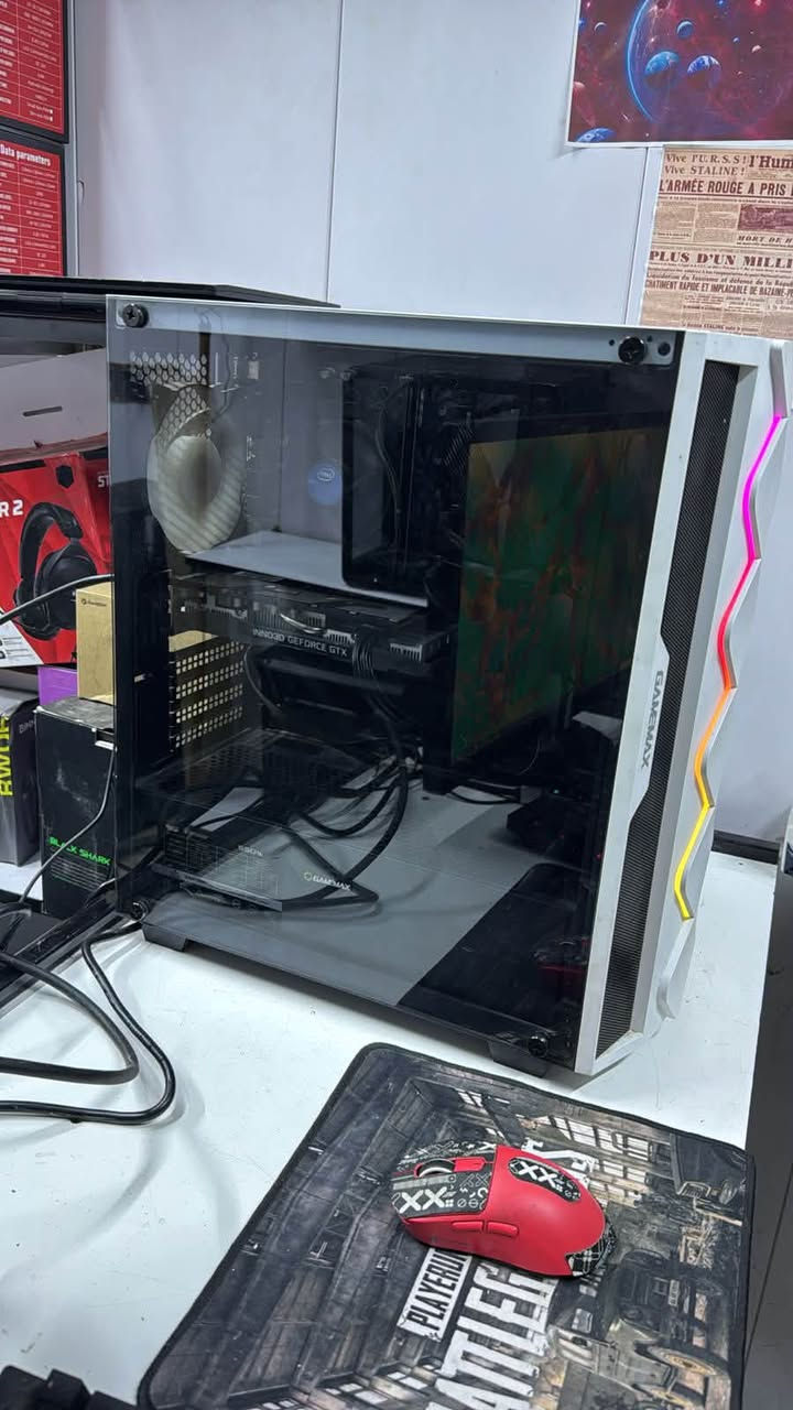 تحية طيبة شبابنا وحبايبنا 
تجميعة مرتبة كل القطع مرتبة اداء وحرارة ممتازة 
I5 10400F جديد
ASROCK H410 V2 مستخدم
GTX1660TI 6GB INNO3D مستخدم
RAM 16 2666 LEXAR مستخدم 
SSD128 HDD1TB جدد 
CASE GAME MAX مستخدم
P.S550W+80 PLUS جديد 
السعر ٥٧٥  الف شبابنا سعر نهائي 
متوفر توصيل لكافة المحافظات 
***********
