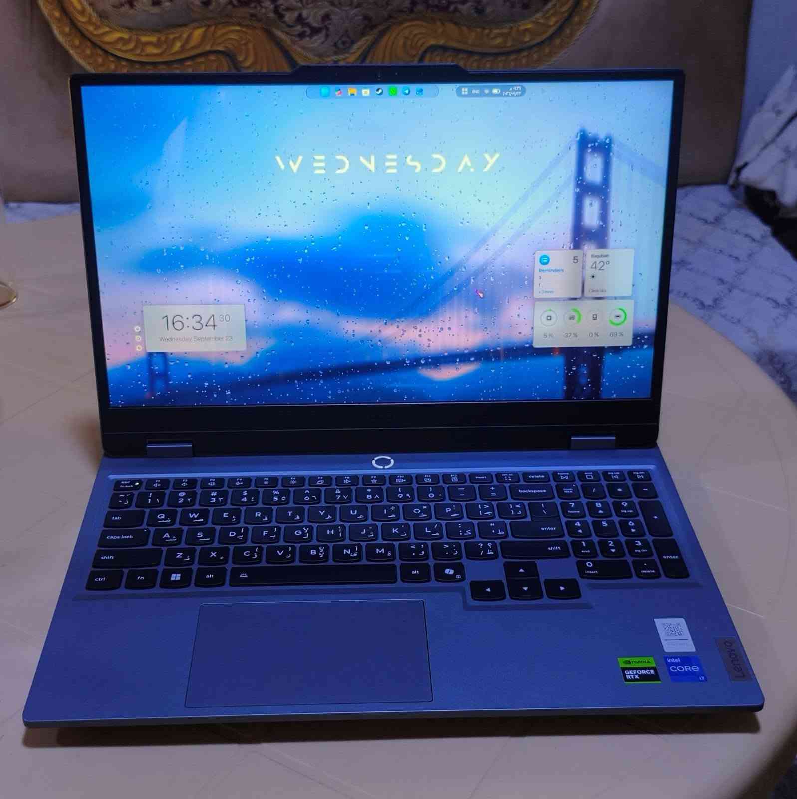 لابتوب گيمنگ لينوفو اخت الجديدة
Lenovo LOQ 15IRX10
CPU: i7-14700HX 
GPU: RTX 5060 8GB
RAM: 16GB DDR5 5600M/s 
SSD: 512GB M.2 GEN 4
Screen: 15.6i FHD 144Hz
استعمال عدة اشهر فقط 123 دورة شحن
بكارتونته وشاحنته الاصلية 170W
بطارية حالة 97%
وضمان الوكالة باقي 13 شهر
سبب البيع هو رغبة بشراء تجميعة 
السعر هو 1,800,000
مكاني ديالى بعقوبة
رقم هاتف ***********
