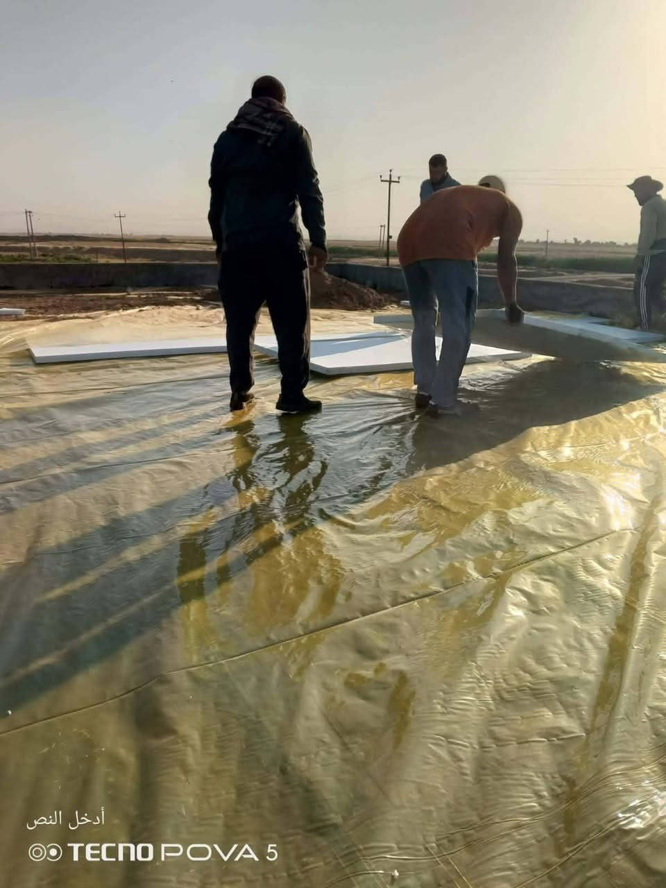 عزل سطوح • عازل رطوبة • تطبيق شتايكر