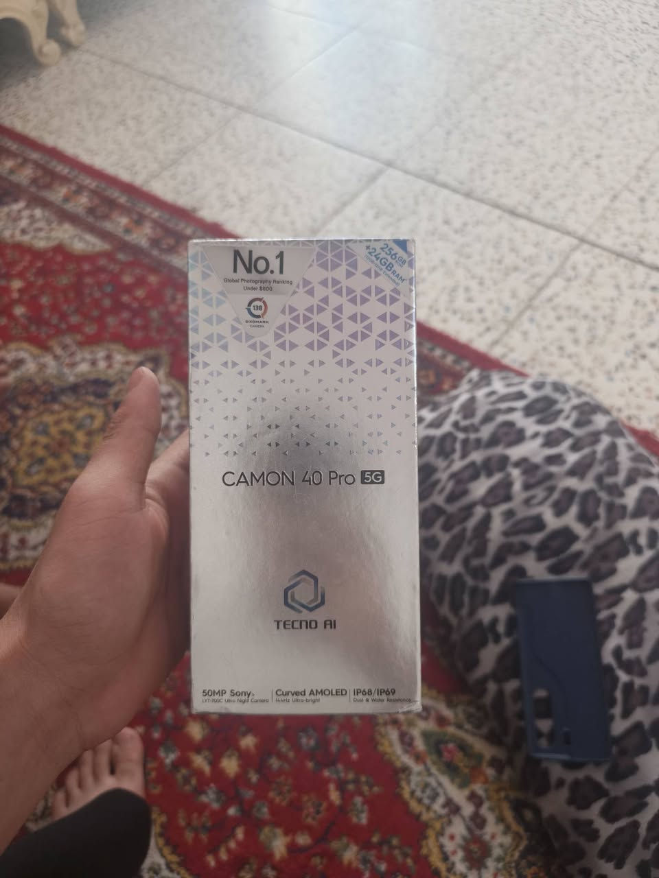 تكنو 40 برو 5G • ٢٤ رام • شاشة مكسورة