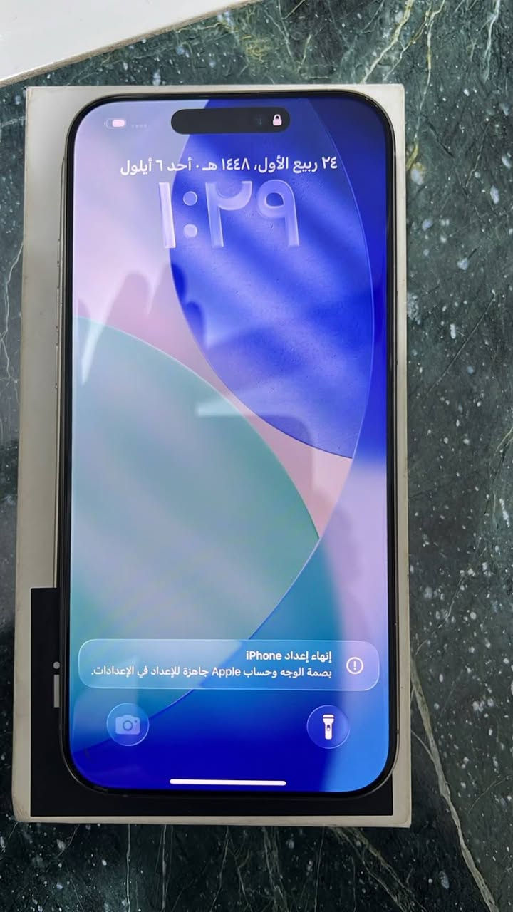 � للبيع | iPhone 16 Pro Max
✨ الذاكرة: 256GB
🔋 صحة البطارية: 92%
السعر 1250
🌍 النسخة: شرق أوسط – عربية
✅ الجهاز نظيف 100%
✅ بدون أي شخط أو ضربات
***********
