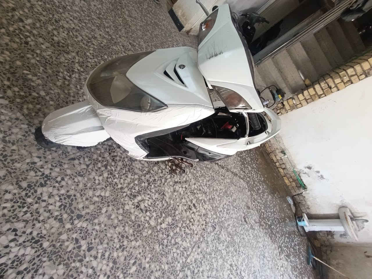 السلام عليكم دراجه سكنس نوزل للبيع السعر 550او بيه مجال راسل الصفحه او اتصل *********** مكان سوق الشيوخ
