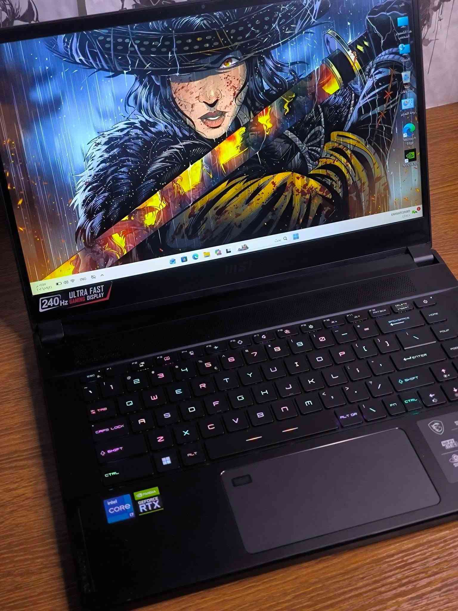 🔥 MSI Stealth GS66 🔥

⚡ المعالج: Intel® Core™ i7-12H 
⚡ الرام: 16GB DDR5
⚡ التخزين: 512GB NVMe SSD
🎮 كرت الشاشة: NVIDIA® GeForce RTX 3070 Ti 8GB GDDR6
🖥️ الشاشة: 15.6” FHD
⚡ معدل التحديث: 240Hz Ultra-Fast Gaming Display
⌨️ كيبورد: RGB Backlit Keyboard
موقعي بغداد 
للتواصل والاستفسار ( واتساب حصراً ) 
***********
