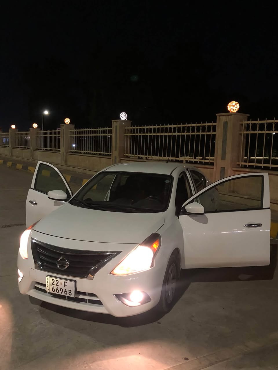 نيسان فيرسا 2019
 السعر ٨٩ $ قفل 

ماشية ٦٦ الف
محرك ١.٦ L
كير cvt
تحكمات ستيرن 
مثبت سرعة
الجامات محور كهرب من اخذتها
شاشة بلادي
كامرة بلادية
جناح خلفي
كبات
السيارة نظيفة جداً مال جناي 
الهزة ل ٢٠٢٧ شهر ٥
السنوية ل ٢٠٣١
السيارة باسمي شرط التحويل

كفاله عدا ضرر من امريكا بكد الصينية بالسقف صبغ ببداية السقف فوق النفر 

وبيها بالعراق الدوسة مال سايق  صبغ
والسيارة بيها كم بارد ما يبينون بالعين الا بالسونار  
السيارة مبدللها دهن مال كير مال شركة مال الوكالة السور للاستفسار ***********
