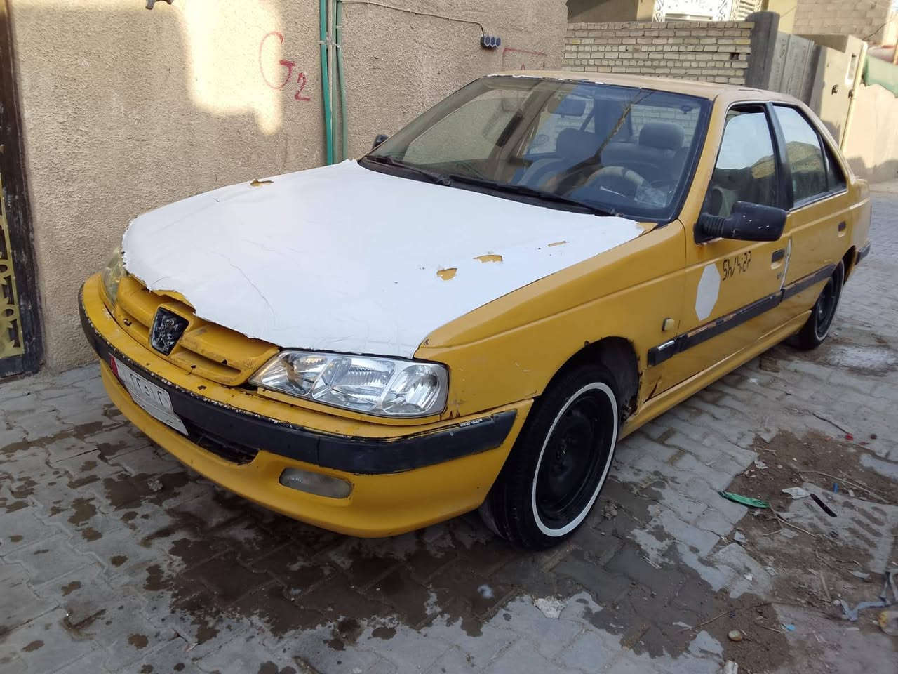 بيجو بارس13 جاهزه مكينه كير حداديه تبريد عوزه كمبريسر مصفره سياره مداور ثاني يوم بيع او مراوس مكان سماوه

