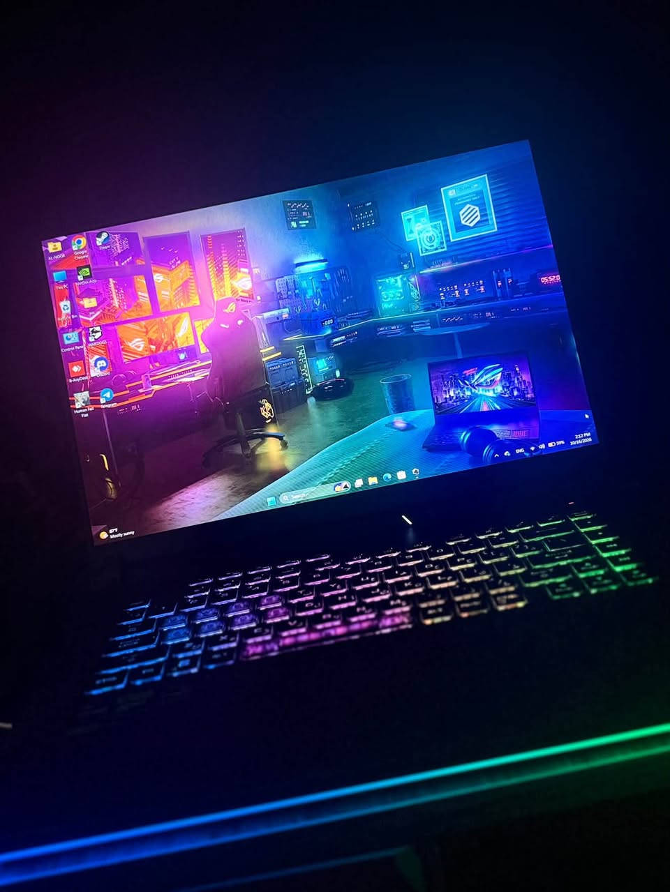 اسوس ROG G16 • RTX 4060 • مستعمل يومين