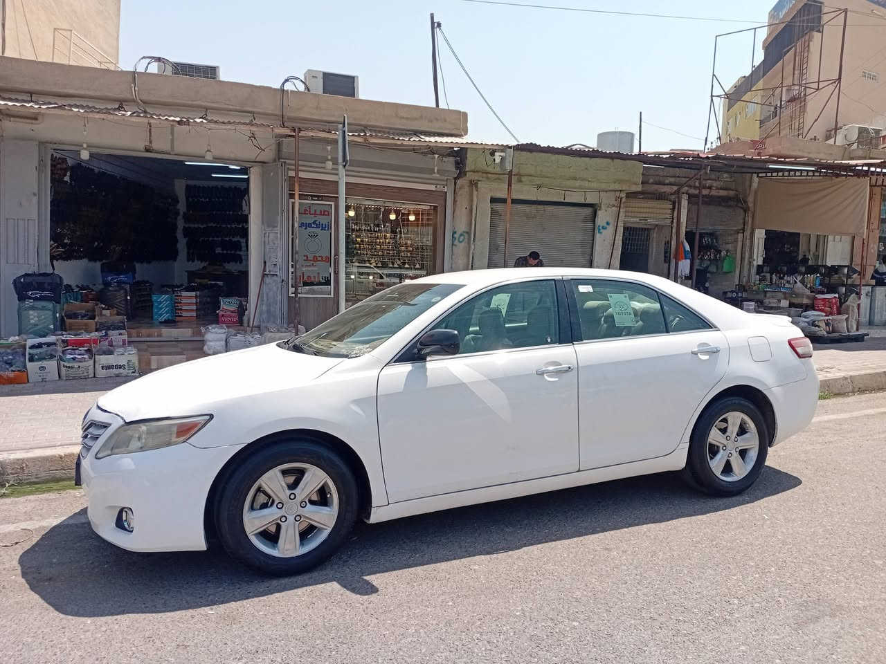 تيوتا كامري ٢٠٠٨. سعر ٨٥
صبغ أربع قطع بس نبيع بحزام كير محرك بشرط مكينه خيط بخار سنويه جديد  سيار بدون دوخل شويه بدنه بي عنوان كركوك دبس ***********
