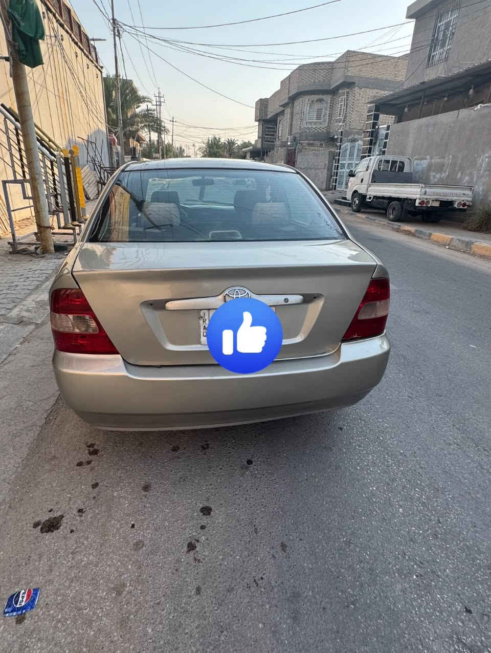 السلام عليكم كورله بيكاجوه لبيع الون ذهبي مديل ٢٠٠٠ محرك الف ١٦٠٠ كيو وتو سياره كفاله من ضربه بس صبغ لجماليه فقط السعر ٦٠ بيه مجال قريل سياره بل نجف كوفه ستفسار اتصال على الرقم ***********
