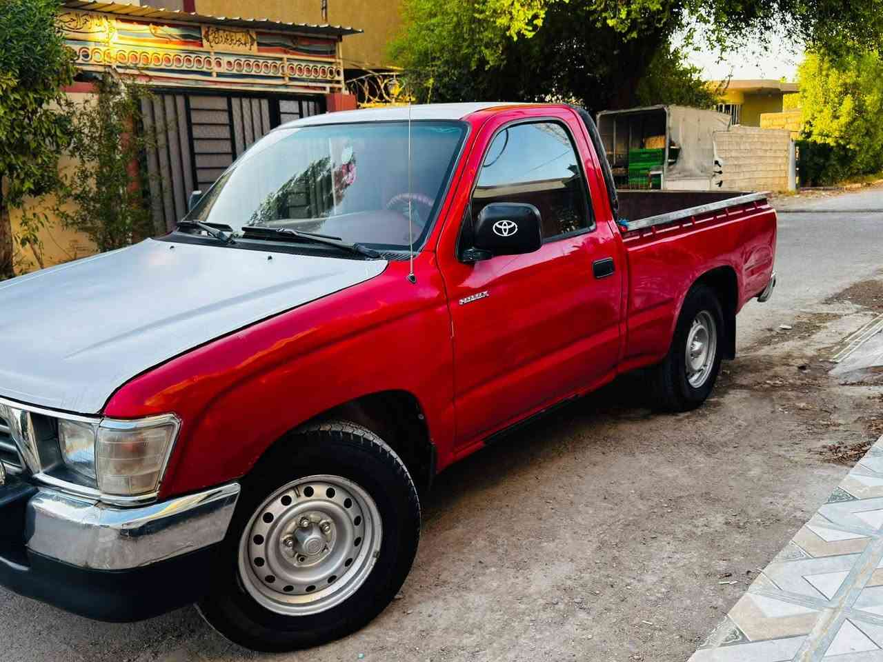 🚙 للبيع تويوتا فلاحي موديل 2001
✅ محسن ومكفول
✅ كير ومكينة مكفولات
✅ تبريد
✅ تخم تاير وصدر تراي فول
✅ هزّة جديدة
✅ رقم إنكليزي جديد
✅ تحويل ثاني يوم
⚠️ يوجد صدا بسيط في الباب الخلفي وصبغ حسب مامأشر في الصور  فقط وغير هذا الشي السيارة كفالة عامة 

💰 السعر: 87 ورقة وبيها مجال بسيط

👀 السيارة تجي تشوفها بعينك وتفحصها بنفسك
🤝 وحياك الله وتدلل
📍 الموقع: ديالى – بعقوبة – قرب تقاطع القدس
📞 للاتصال: ***********
