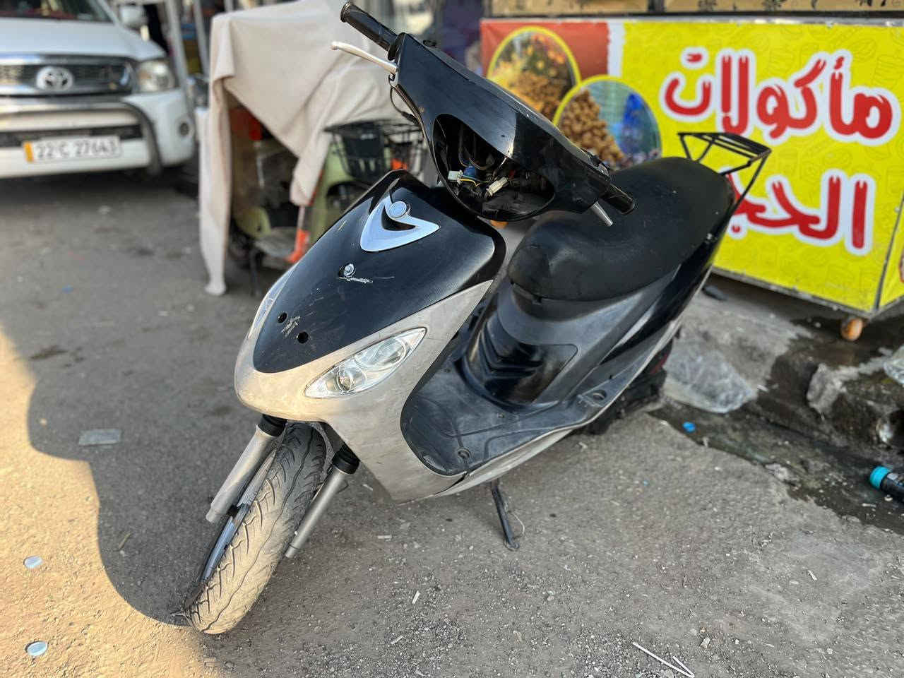 سلام عليكم دراجه ماكس منغولي للبيع اي عيب مابي كهربائيات كامل لايتامامي موجود سعر 600بي مجال بسيط رقم هاتف ***********

