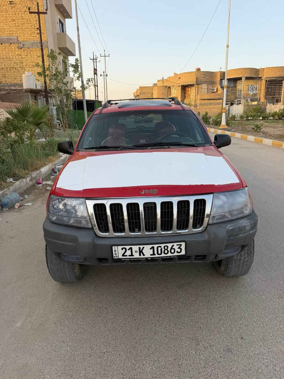 سلام عليكم 
جيب اكراند شيروكي لاريدو  موديل 2000
رقم شمالي راعيهه بالناصريه بسمي وكاله عامه اتعهد تحويل او وكاله 
مكفوله ماعدا تبديل حاملغ امامي بدون لغد وبيهه سونار موجود بالمنشور 
مكينه 6V 4000 ابلاد مكينه وكير جدد حداديه امطول للطول اذاين مكينه ماعرف شنو كلهه توني امبدلهه منظومه تبريد جديده ليت زنون عالي ناصي سياره جديده وجاهزه للاخير مال جناي 
السعر 65 وبيهه مجال 
او المراوس ابسياره صالون 
مكاني مرمز الناصريه 
للاتصال 
*********** ناصرية, ذي قار

