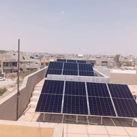 منظومة شمسية • بطارية ليثيوم ٢٥ك • انفيرتر ١٢ك