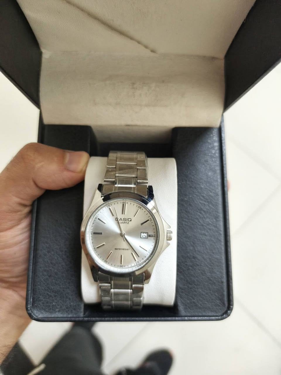 Casio Mtp 1183a
مضادة للماء 
ساعه كلاسك جميلة
السعر 80 ألف
*********** تواصل
