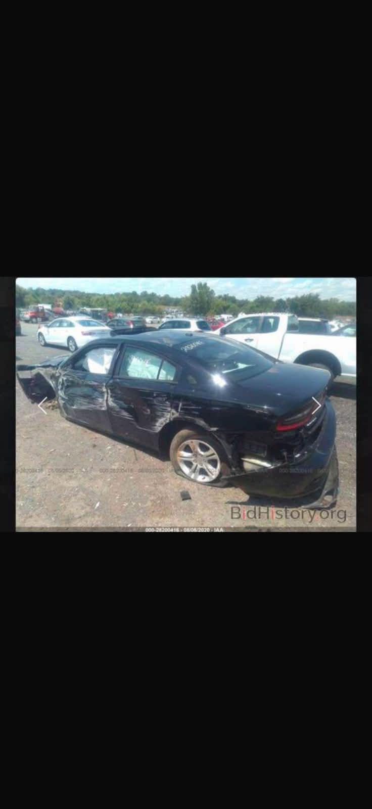 جارجر 2019SXT
حادث موضح بل صور صفحه السايق لغد شاصي مكفول 
صفحه مصبوغ بيه 3 قطع وباب مبدل بلادي الخلفي 
تو ويل
فتحه سقف 
بصمه 
كشن كهرباء وجلد 
محدثه اس ار تي 
مكان السياره بغداد سيديه 
سعر 178
***********

نص مكتوب في الصور:
- BidHistory.org 000-28200416 - 08/05/2020 - IAA