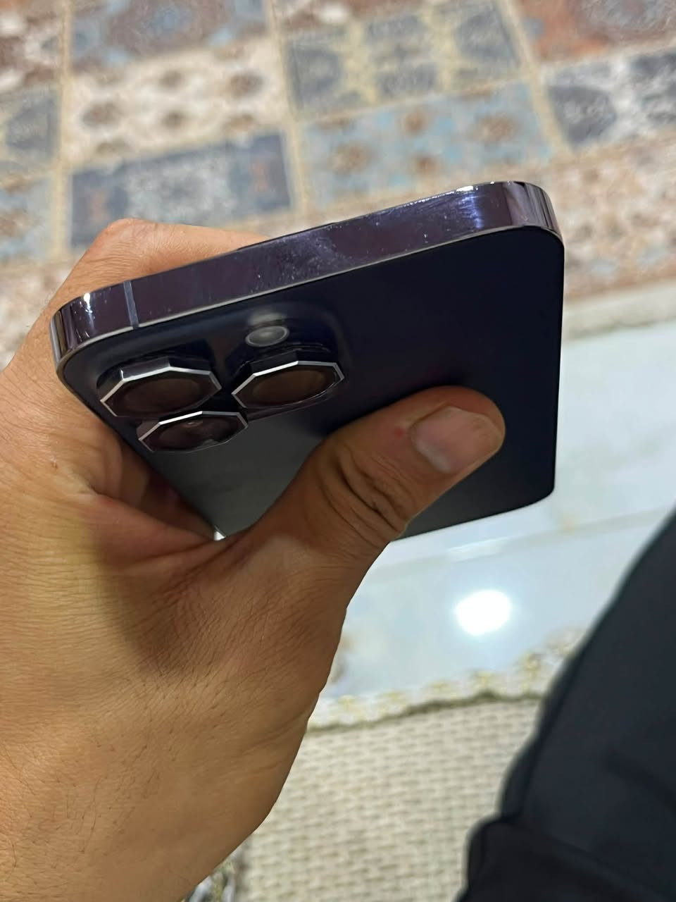 السلام عليكم حبايب ايفون 14Pro Max وتر بروف دبل سيمكارت للبيع ذاكرته 256 مكفول من كلشي ونضيف كلش الجهاز 875 وبي مجال بسيط لشراي مكاني كربلاء حي المجتبى قرب فلكه الثوره ***********
