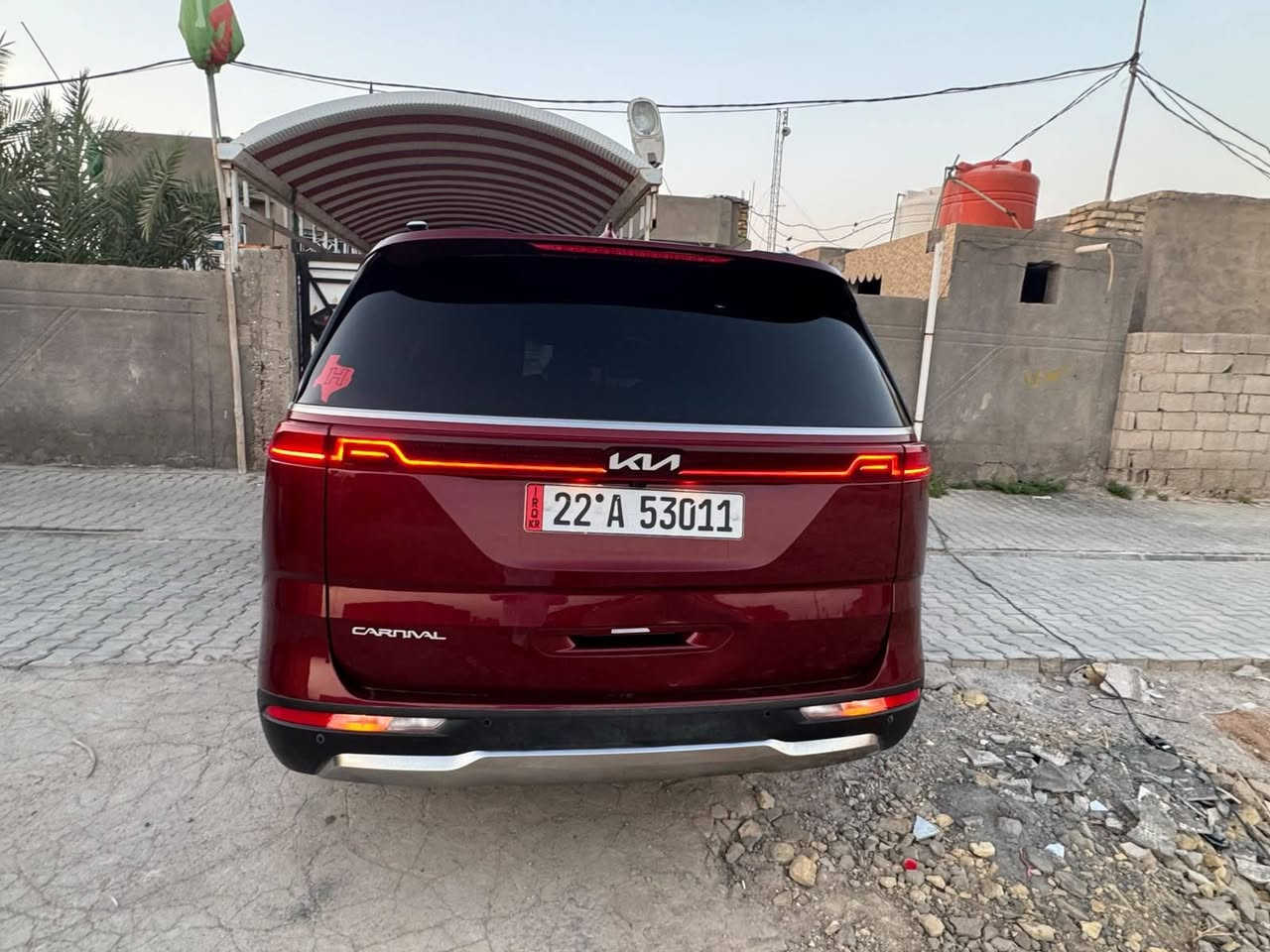 KN2024كرنفالSXبرستيج
مديل 24 
لون كرزي 
المواصفات فول 1/1
كاميرات 5
كشنات تدفئه تبريد 
تبريد 3قطع 
كشنات جلد كهرباء 
حساس امامي خلفي 
جنطه شفط كهرباء 
ابواب 4بصمه 
بصمه تشغيل عن بعد 
فول رادارات
ويل 19كروم 
استرين تدفئه 
شحن لاسلكي 
سقف اسلايت 
دخول جديد مرقم أربيل اجره 
غير مستخدمه داخل البلد 
السعر 260
تبديل قطعتين اصليات بدون دواخل لاشاصي ولا فخذه شرط 
مكان السياره السماوه 
***********
***********واتساب
