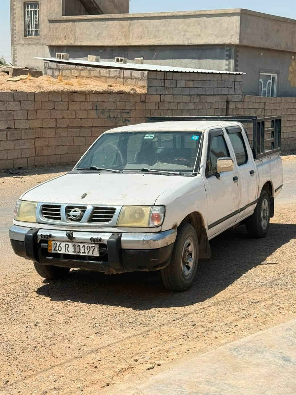نيسان بك اب 
موديل 1998
دشبول احمر
تبرد
تايرات جدد 
شاصي نضيف 
ويل كب 
كير محرك بشرط 
السعر 50 و قابل للتفاوض 
التواصل على الرقم التالي 
‏‭***********
