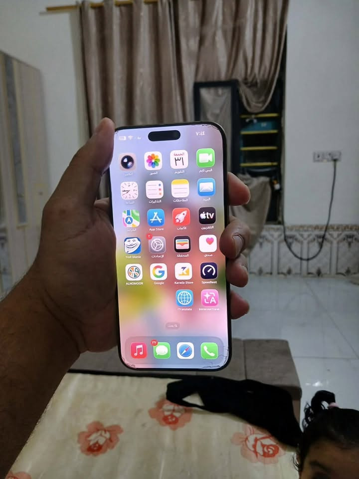 16 pro max 
بطارية ٩٠  

١.٢٠٠ قفل 

عنواني صلاح الدين 

***********
