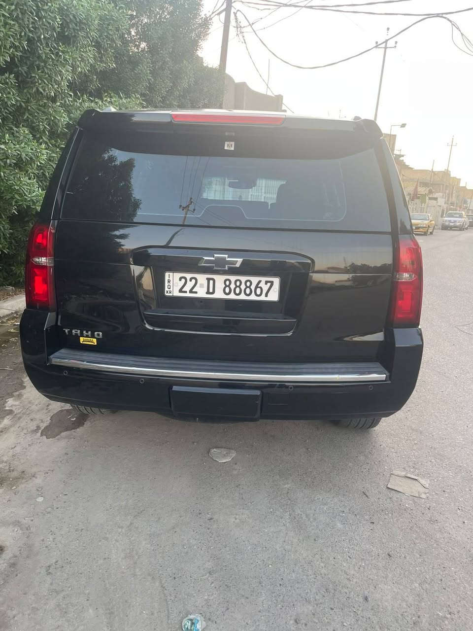 السلام عليكم
تاهو LTZ فول مواصفات
2015 كفاله عدا بارد جاملغ خلفي
مكينه مبدل بطل فقط
مكان بغداد البلديات السعر 295
***********
