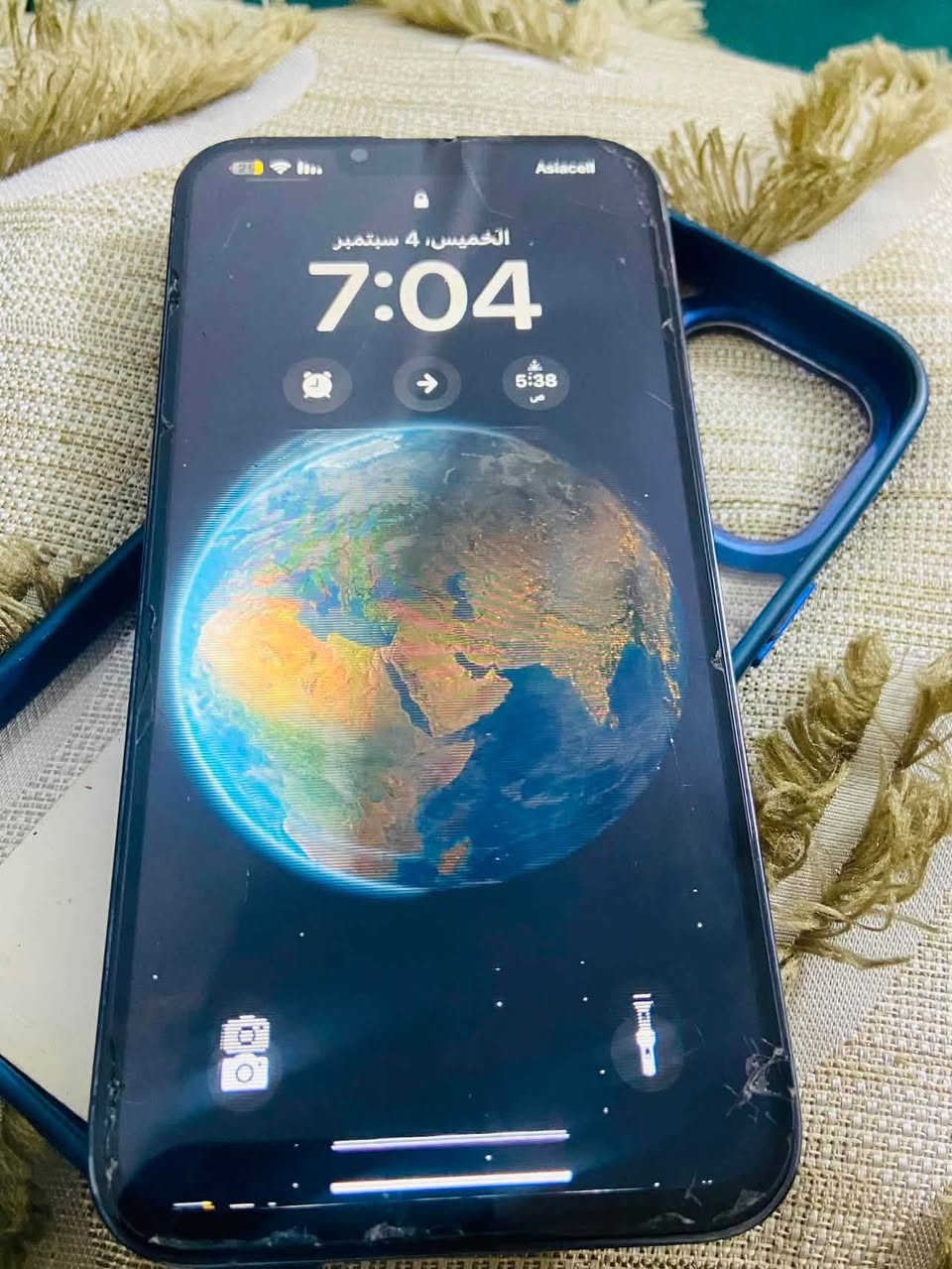 السلام عليكم ايفون 13 برو ماكس ذاكره256 جهاز مبدل بي شاشه عاديه فقط بطاريه 75 الجهاز نظيف شخط مابي
العنوان مدينه الصدر
السعر 400
الي يحب يتصل لويراسلني واتساب
***********
