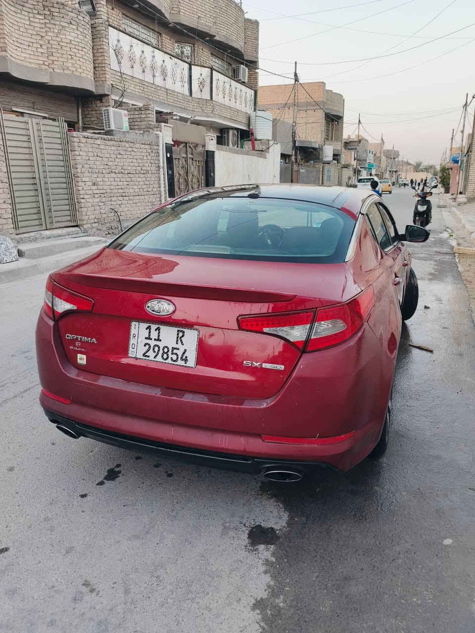 السلام عليكم
سيارة كيا اوبتيما  للبيع أمريكي موديل ٢٠١٢

مواصفات فول واحد على واحد

* بصمه تشغيل أبواب 

*بصمه ترحيب 

*مري شفط 

*أشاير بالمري    

*سقف بنوراما    

*كشنات جلد

*قطعتين تبريد

*كشن كهربائي 

*تحكم ستيرن فول 

*شفتات بالستيرن 

*حساس خلفي 

*ميموري خزن

*نظام ايكو

*نظام abs +مانع انزلاق

*اضاء النقطة العمياء  

*محرك SXT-GDI 2000

*كير اوتماتيك

*خمسه ويل كب  

*كير مكفول

*دبل صالنصه

*تخم تاير جديد
*تبريد ثلج
سياره فول 1/1 بعد اهواي مواصفات 
رقم بغداد سنوية بسمي 
السياره بيها باتين بدون داخل اليمنه فقط 
مكان السياره بغداد 100$
***********
