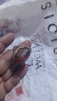 محابس نحاس واحجار كريمه اصليه سعر المحبس ٧ الاف  والحجر على خمسه تجي ا...