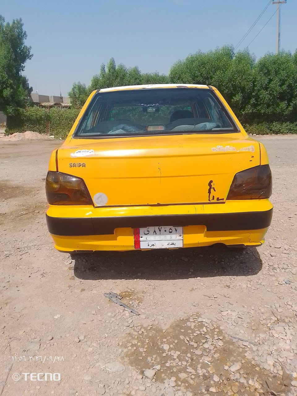سلام عليكم بيع مستعجل منغولي موديل ١٣كير جديد مكينة شوية بيها دخان حدادية صدر تخم تاير كهربايات جديد سياره جاهزة وحلوة مصفرة وشرط التحويل ترايك وين يعجبك عنوان محمودية ١٥ وبيها مجال ***********

نص مكتوب في الصور:
- ١١:٠٦ ٢٠٢٦/٠٩/٢٨
- TECNO
- ١١:٥٥ ٢٠٢٦/٠٩/٢٨
- ١١:٠٦ ٢١٢٦/٠٩/٢٨ TECNO
- ١١:٥٦ ٢٠٢٣/٠٩/٢٨ TECNO
- ١١:٠٥ ٢٠٢٦/٠٤/٢٨ TECNO
- ١١:٠٠ ٢٠٢٦/٠٩/٢٨