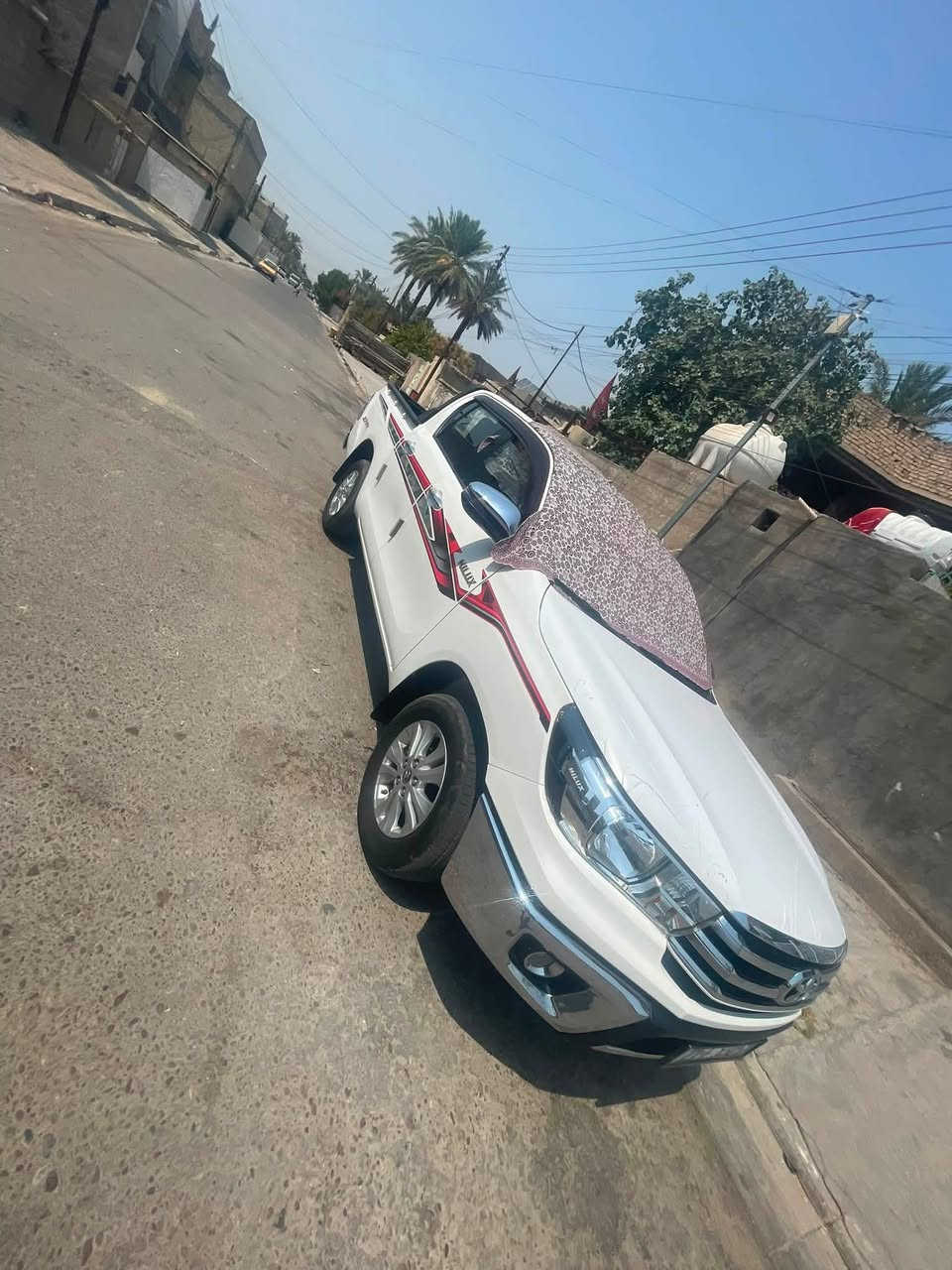 أسلام عليكم
تيوتا بيك اب ناصي 2018 مكفول كفاله عام فقط شبر بارد 
سياره خير من الله ماشيه ١١٧ ما ناقصه شي دوشمه كامله سياره جاهز رقم شمالي سليمانيه بأسمي 
المكان بغداد جسر ديالى القديم 
السعر 244وبيه مجال حك الجيه 
اتصال ***********
***********
