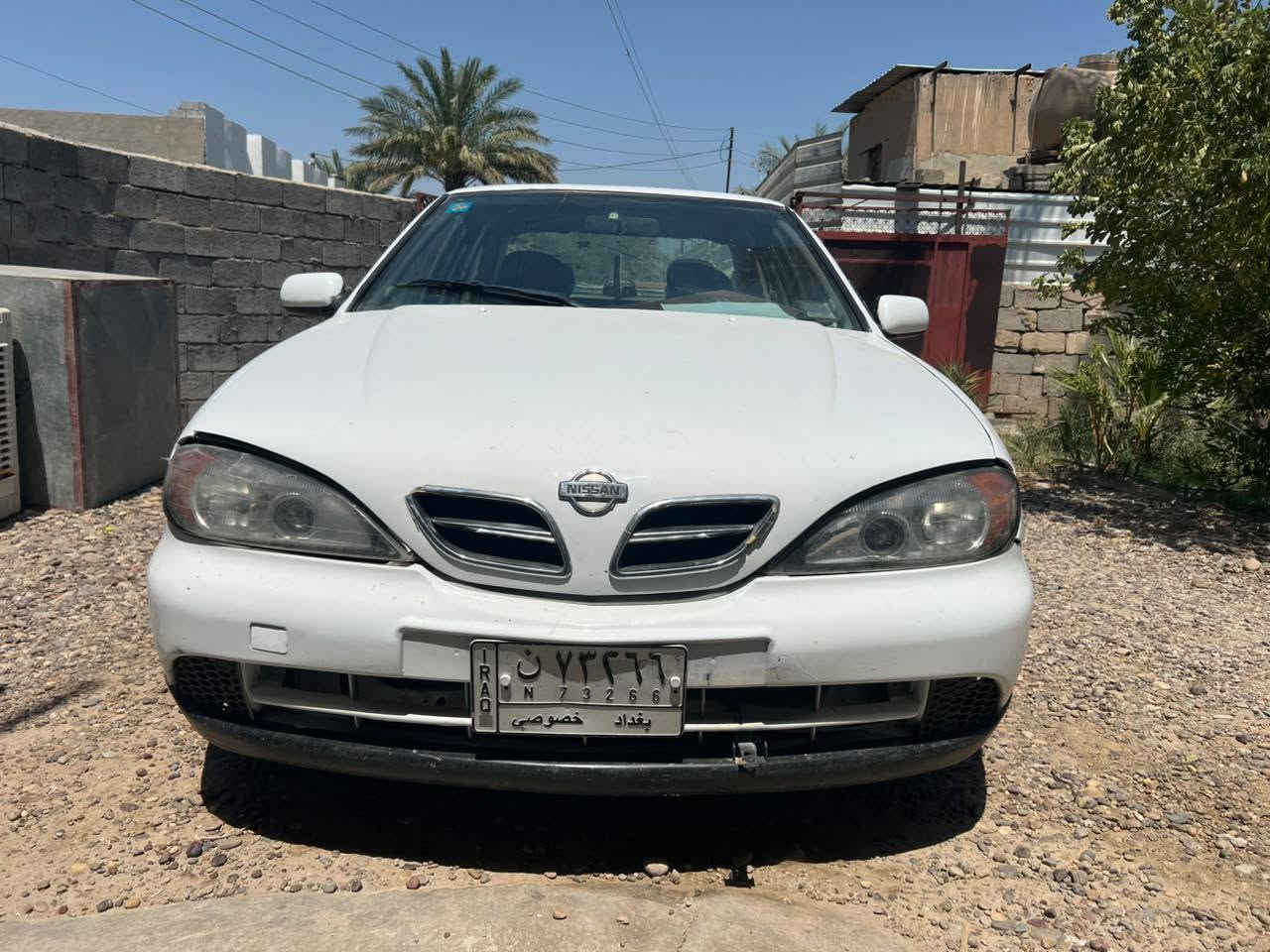 سلام عليكم اخون سياره نيسان سني ياباني محرك ابيض شادله مال حاويه وكير اوتو رقم بغداد تحويل ثاني يوم بسمي سياره مصبوغه عام لل جماليه ونقصه كمبريسر تبريد وصدر خلفي فقط سياره حلوه وكاعده كهربائيات كلها شغاله السعر (  48 ) وبيه مجال حك الجيه شي بصيط هاذه رقمي *********** مكان ابي غريب بغداد موديل 2001

