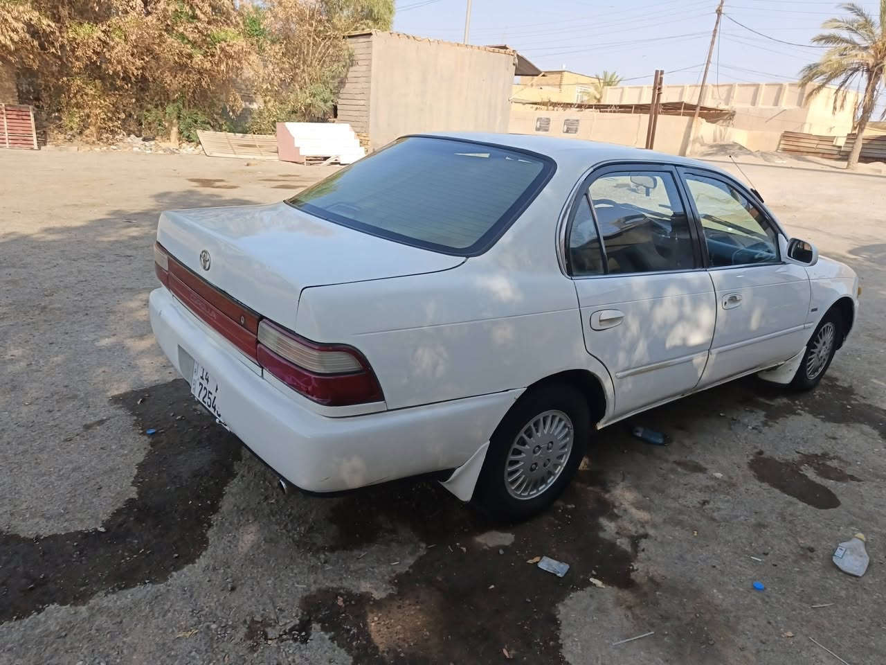 كورله مديل 95 سياره حلوه جاهزه
رقم نكليزي مداور ثاني يوم مشروع وطني
مكينه 1800 جام كهربائي شاشه تاب لايت زنون أصفر 
سياره مرتبه عله يدي السعر 57             ***********
