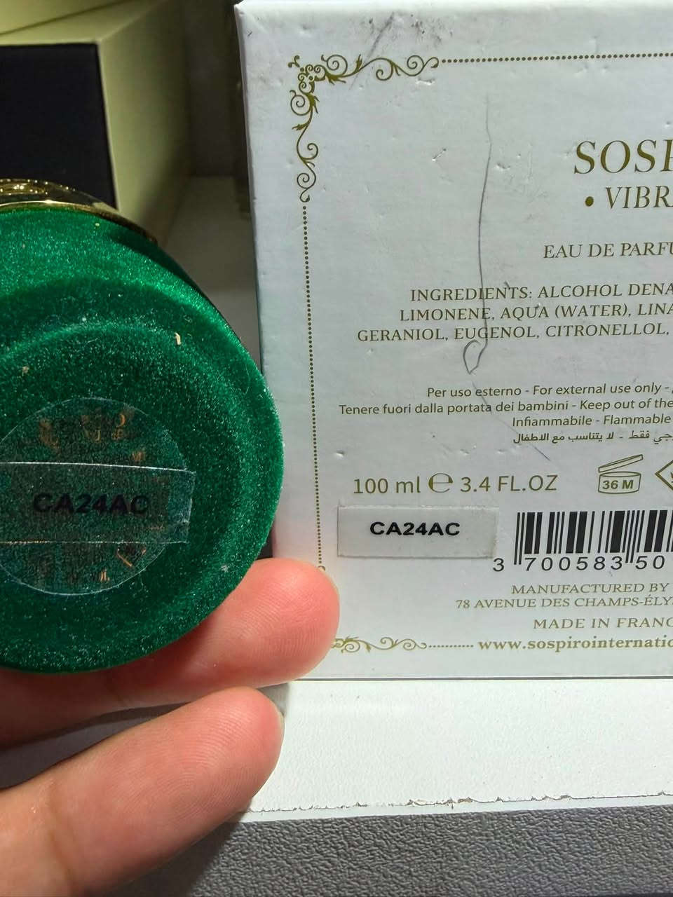السلام عليكم  sospiro vibrato متبقي 20-22مل
70

واتس ***********
