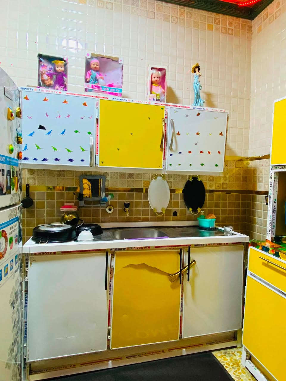 السلام عليكم كاونتر نضافه ميه بالميه طابقين سعر٢٥٠مكاني كربلاء ‭***********‬
