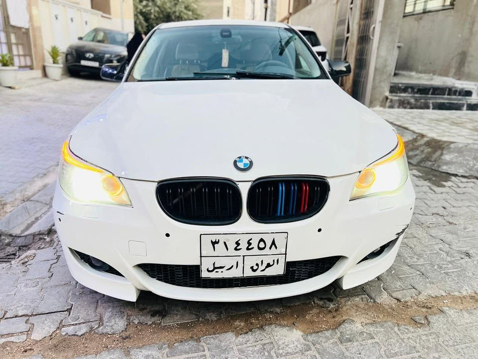 للبيع ميماتي بي ام دبليو N52 B28 E60
( خليجي ) 2008
لون ابيض متغير 
رقم اربيل تحويل ثاني يوم شرط. لا غرامات ولا حجز ولا سرقة مرفق وياهة صورة الكشف عن معلومات السيارة 
كهربائيات عل بلاد ماملعوب بيهن 

سيارة عليها كت M كامل
بيه صبغ حزام أثر جراد بدون دك أو جاكوج أو ضربة قمارة
مكفولة حتى من الصبغ القمارة  
1_بصمة
2_تبريد قطعتين
3_كروز سرعة
4_منظومة تبريد جديدة كاملة
5_مراية داخلية وجانبية عاكسة
6_تحكم ستيرن
7_كشنات كهرباء
8_شاشة أعطال
9_داخل بيجي
10_لايت زنون LED
11_كشنات  جلد بيجي
12_سلايد3طكات
13_ويل M مع تخم تايرات جديد
14_بك لايت LED 
15_صدر أمامي  خلفي جديد 
16_داخل جلد ومغلفة الكشنات 
17_منظومه تبريد كاملة جديدة
18_حساسات أمامية وخلفية  بس مامربوط
19_إنارة ترحيب
20_دمامات بلادية
21_منفذ AUX
22_ماوس تحكم
23_شاشة
 السيارة فول عل اخير 
الـسـعـر 90 تم تخفيض السعر لين مستعجل بالعافية على الياخذهة 
مكاني: بغداد المنصور الوشاش 
رقم : ***********
